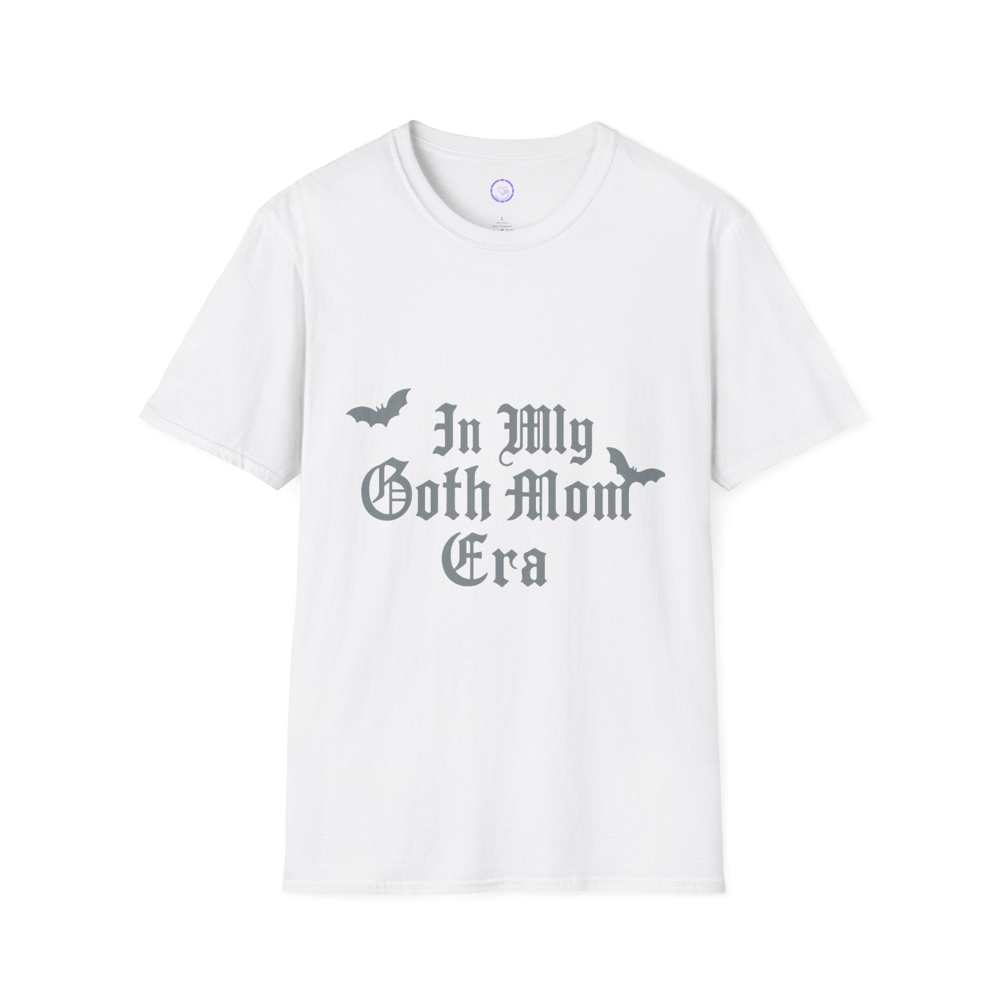 In My Goth Mom Era T-Shirt | Gothic Text with Bats