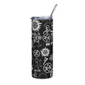 Supernatural Sigils Pattern Tumbler | 20oz Stainless Steel Travel Cup