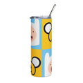 Adventure Time Finn and Jake pattern Stainless Steel Tumbler, 20oz | Cartoon Adventure Time design