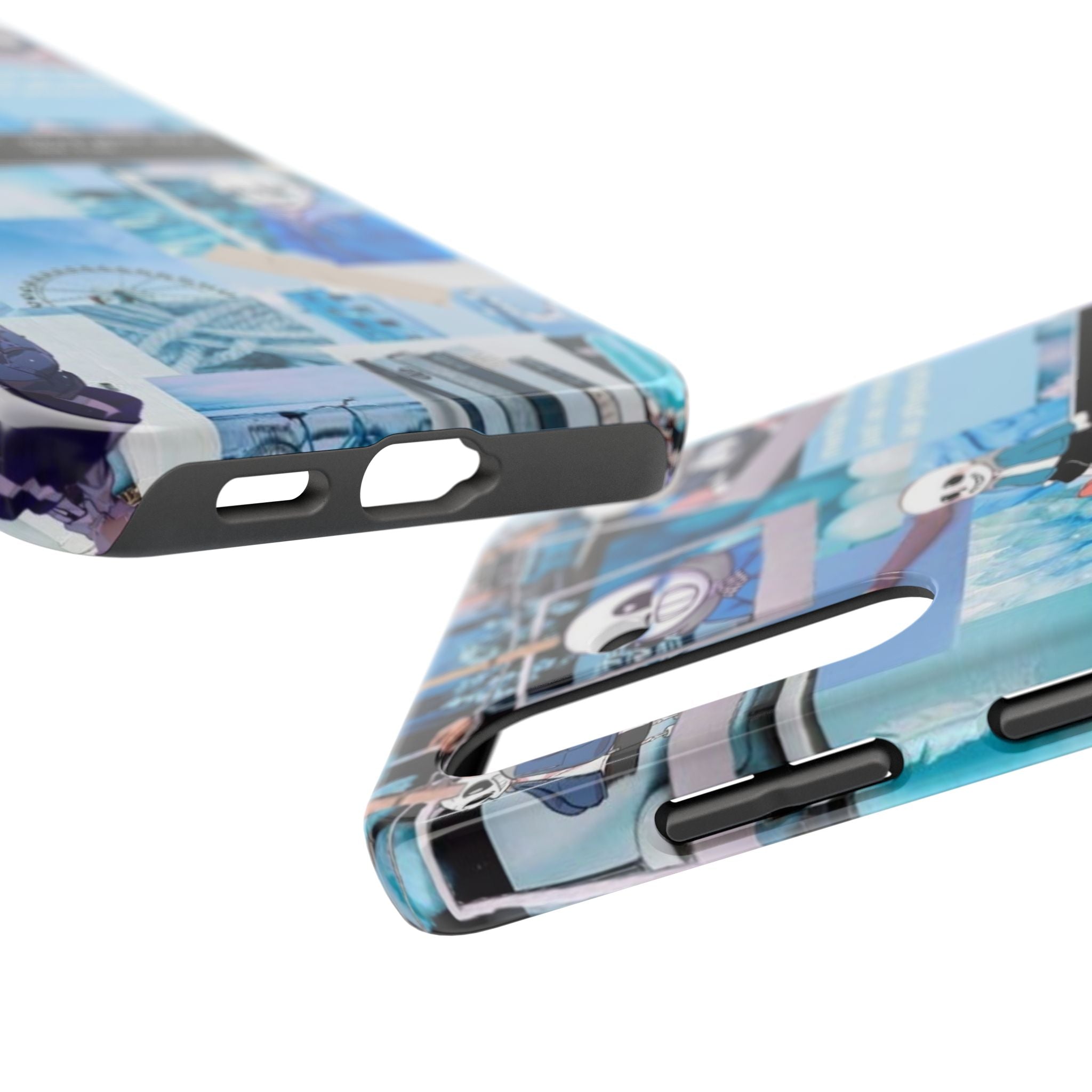 Undertale Sans Character Collage Tough Phone Case | Blue Aesthetic, Undertale-inspired