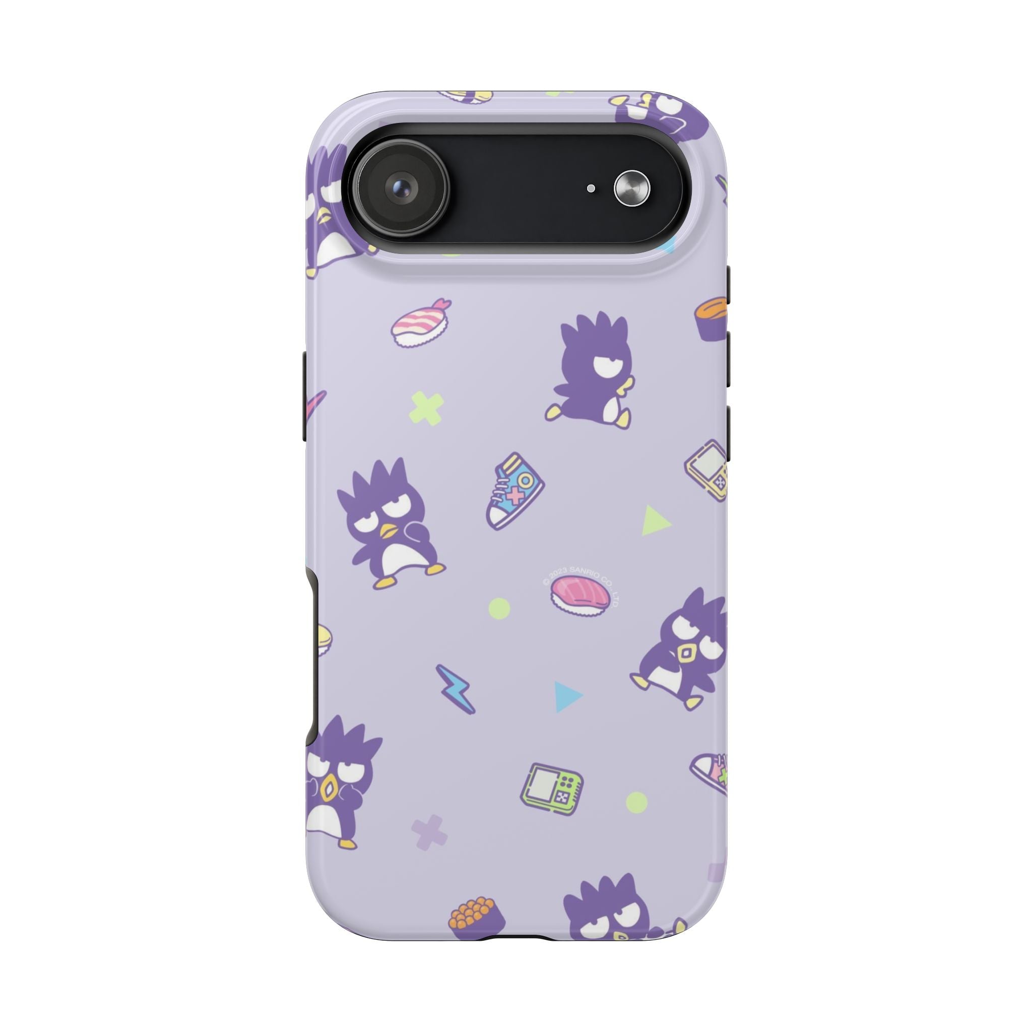 Badtz-maru Sanrio Kawaii Cute Purple Retro Penguin Pattern Phone Case | Cute Kawaii Tech Icons