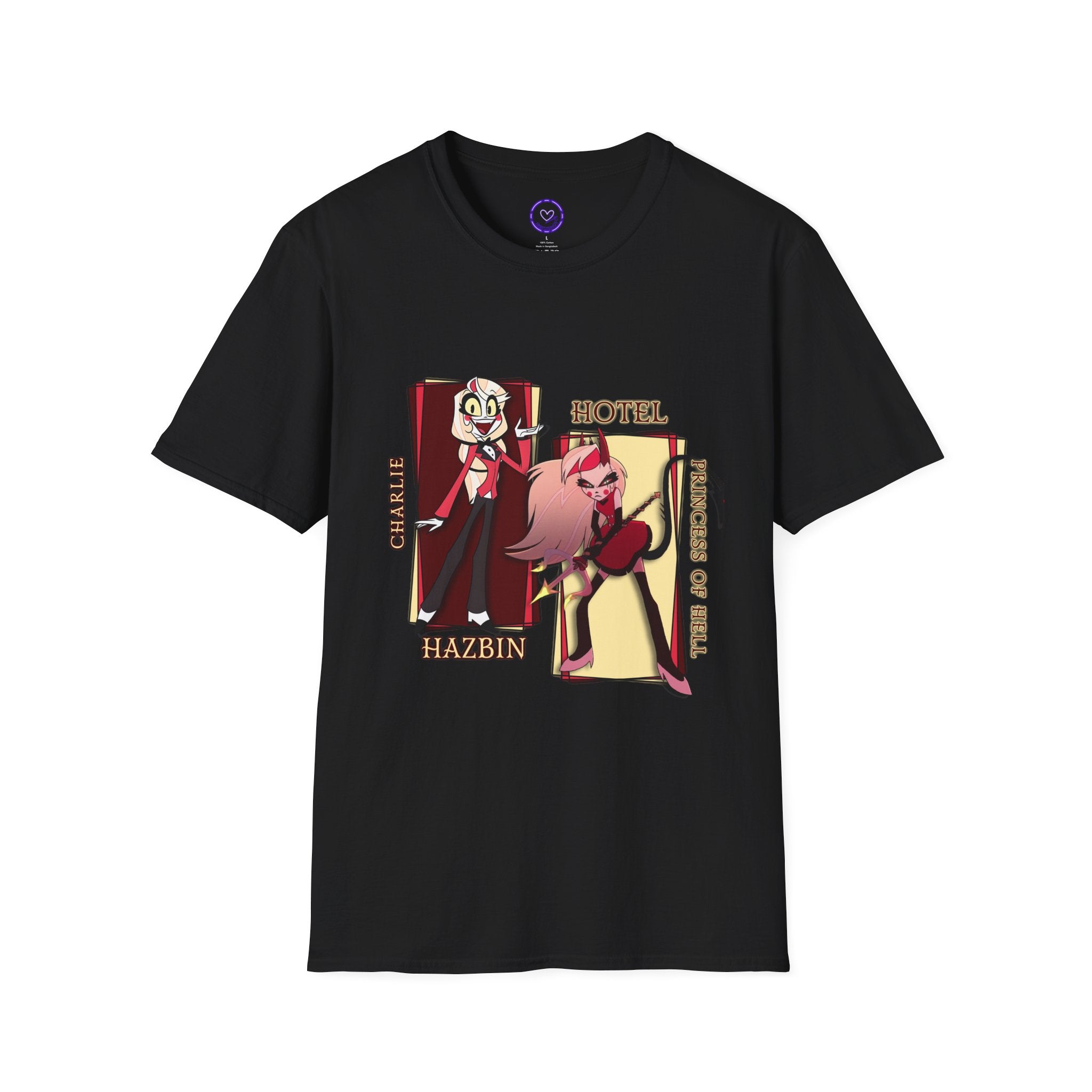 Hazbin Hotel Charlie Morningstar Princess of Hell T-Shirt | Animated Characters, Cartoon Demon Art