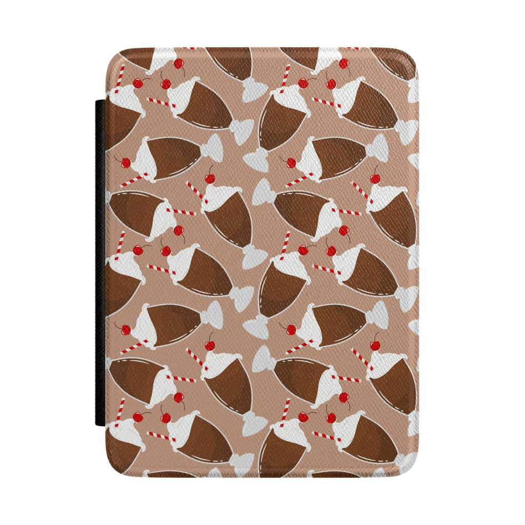 Kindle Case — Chocolate Milkshake Pattern Holiday E-Reader Cover