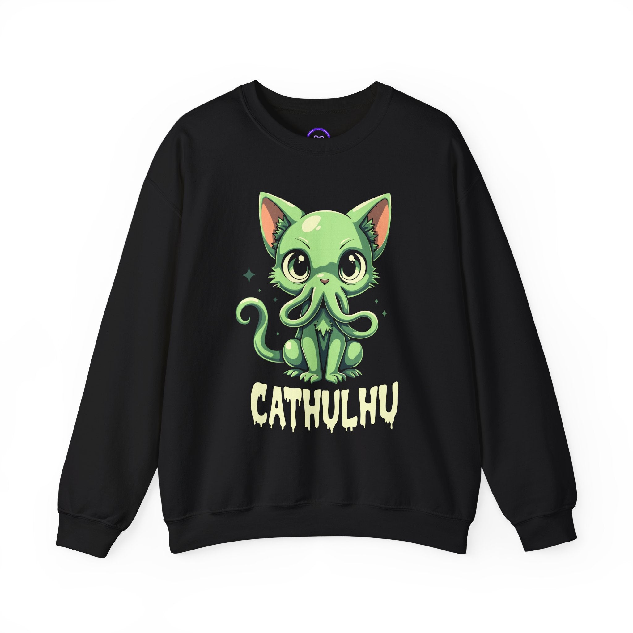Cathulhu Cute Cthulhu Cat Sweatshirt | Kawaii Lovecraft Crewneck