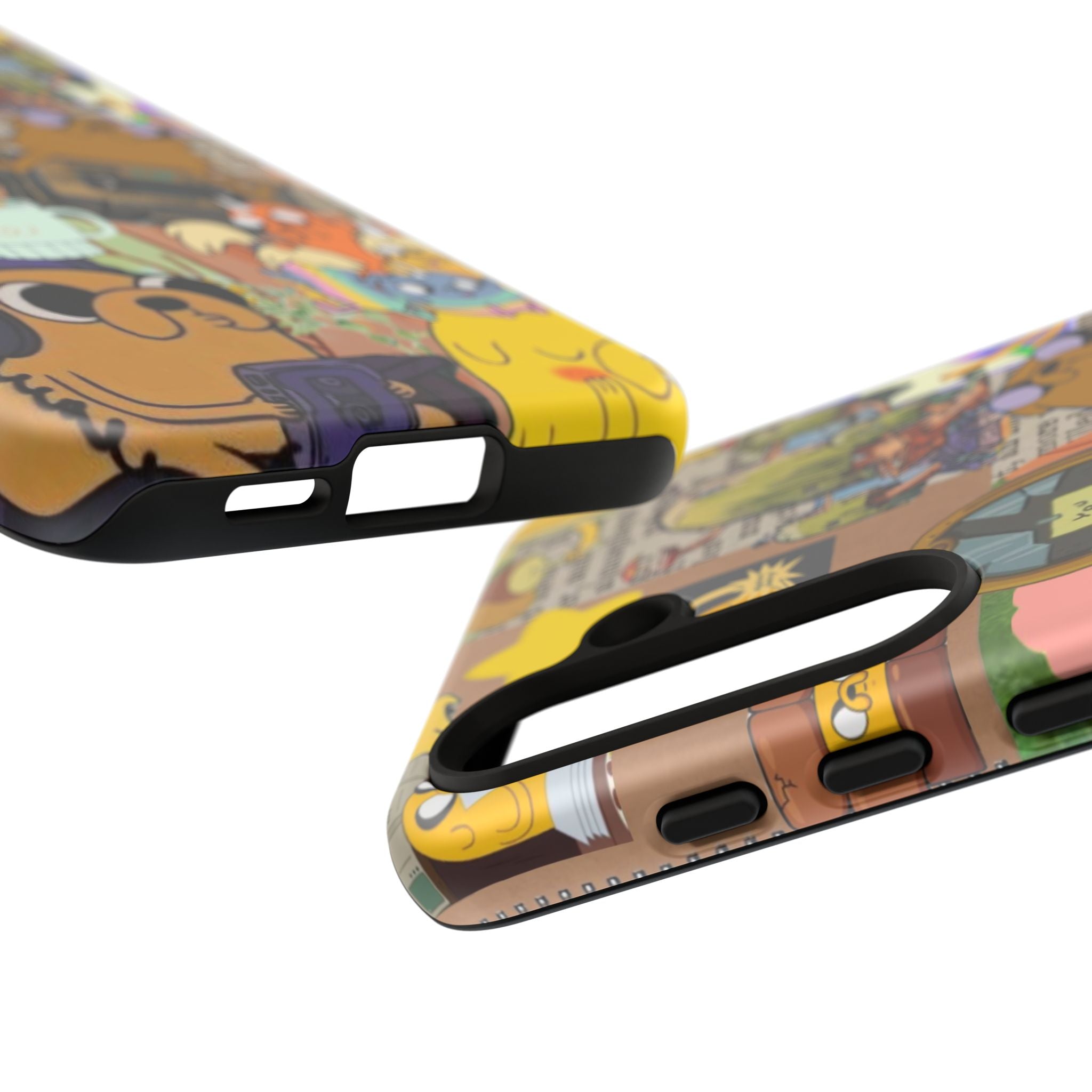 Adventure Time Jake the Dog Cartoon Collage Phone Case | Adventure Dog Character Pattern