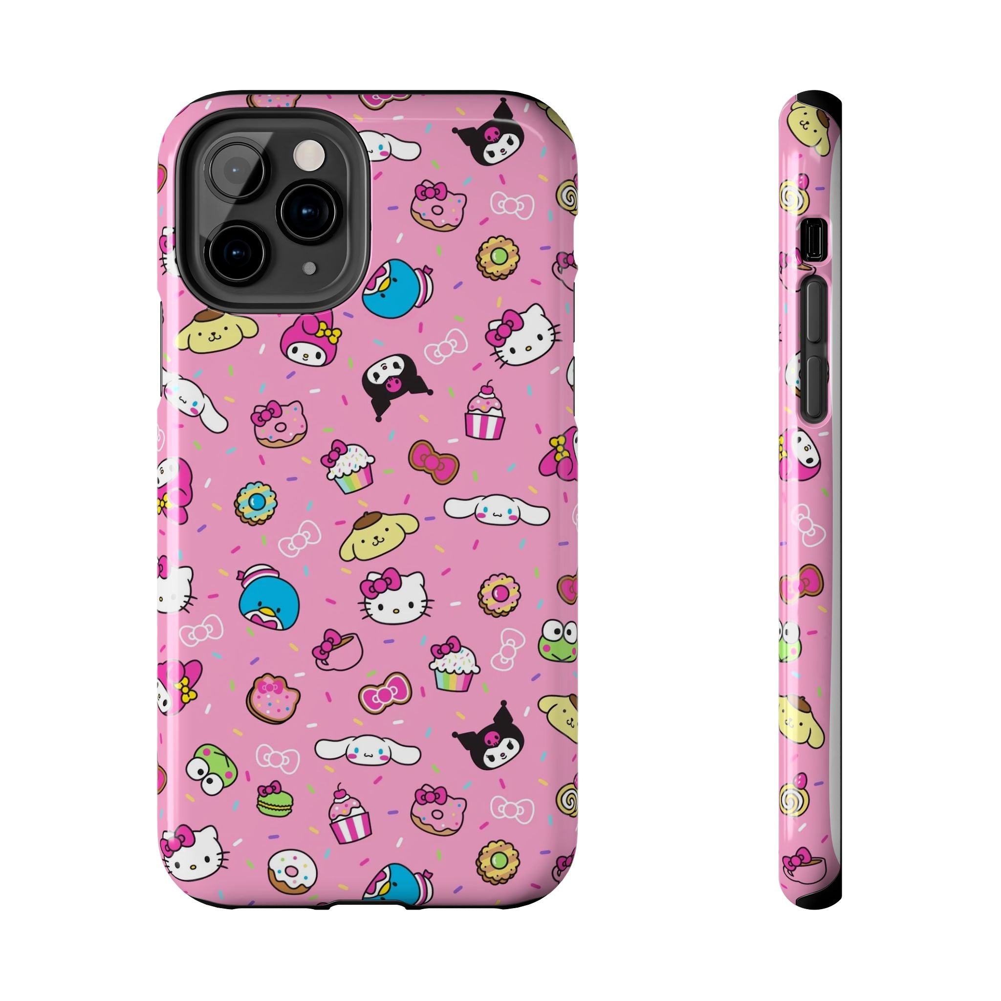 Sanrio Hello Kitty Characters Pattern Phone Case | Tough Phone Cases