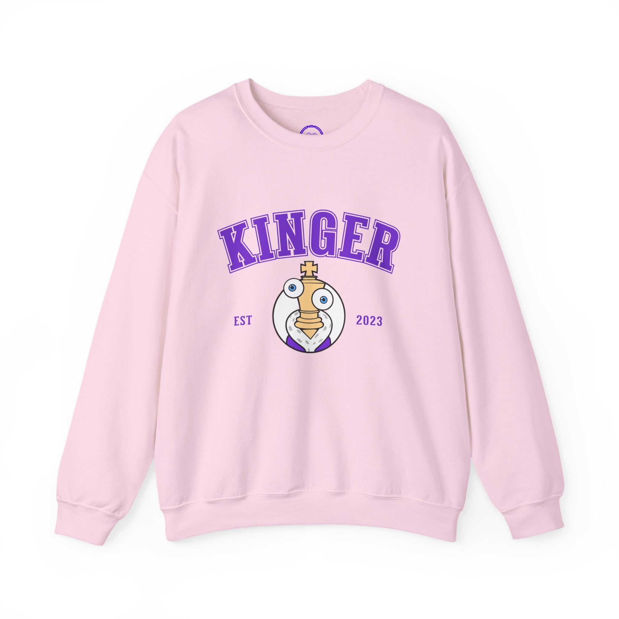 The Amazing Digital Circus Kinger Chess King Mascot Crewneck Sweatshirt | Collegiate Logo, Established 2023