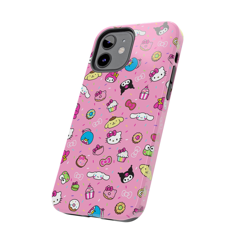 Sanrio Hello Kitty Characters Pattern Phone Case | Tough Phone Cases