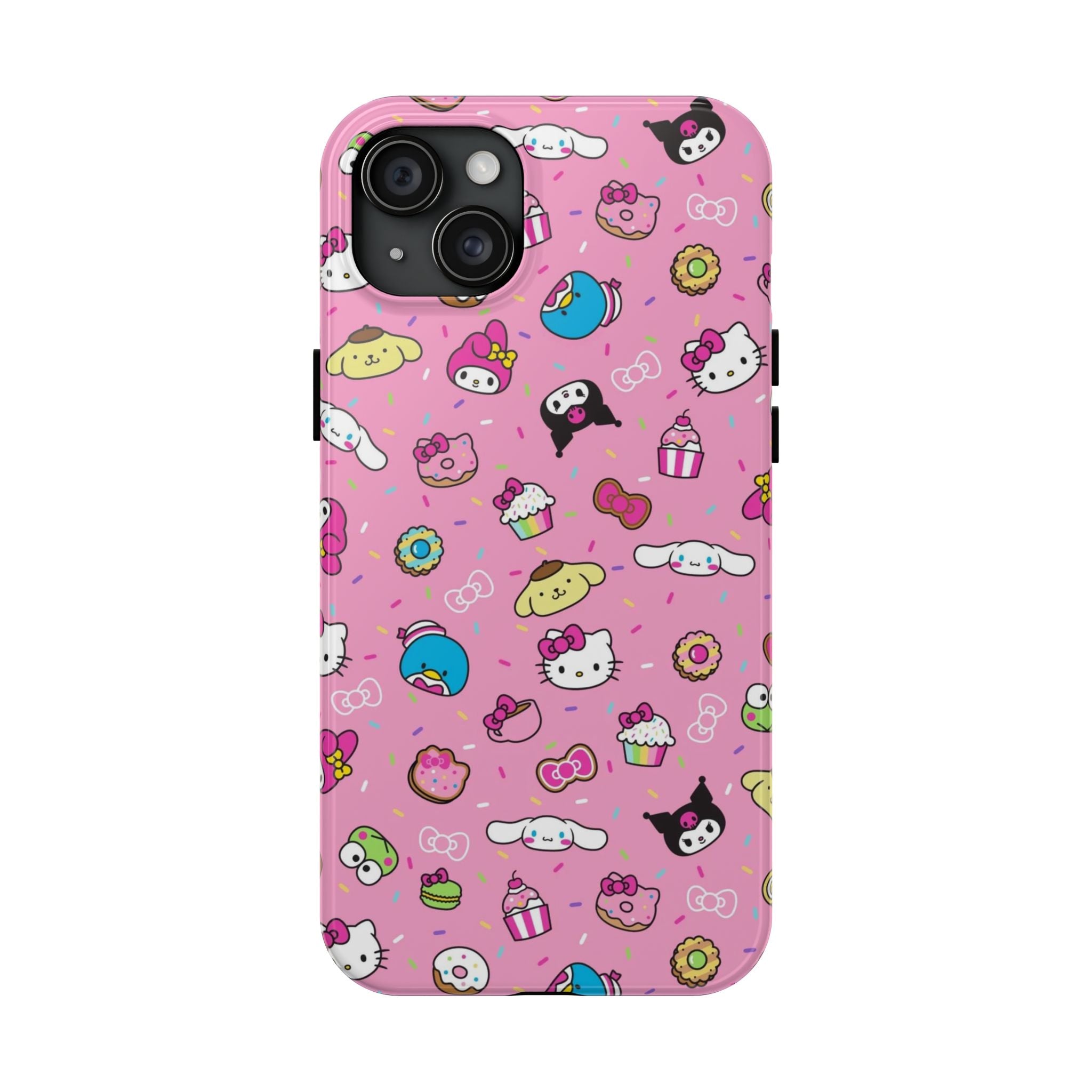 Sanrio Hello Kitty Characters Pattern Phone Case | Tough Phone Cases