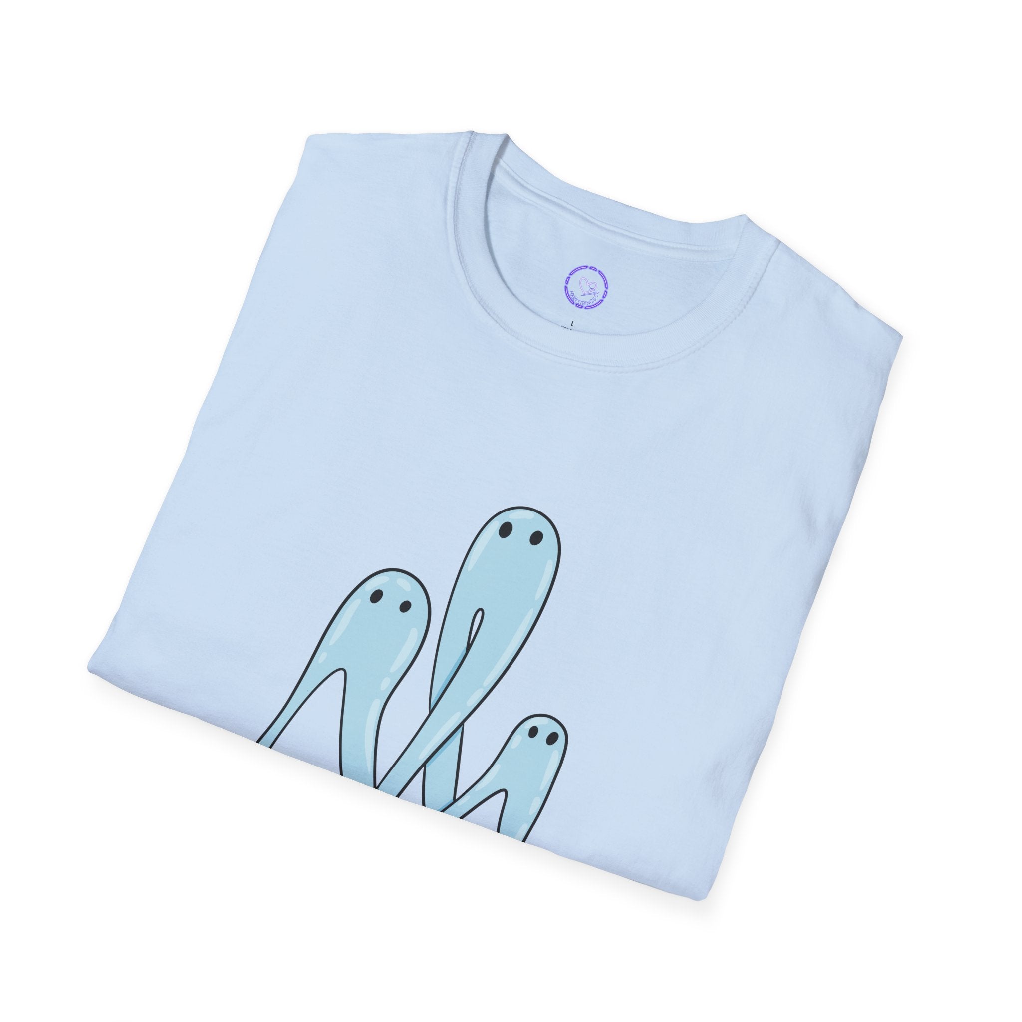 Fresno Night Crawlers T-Shirt | Cute Blue Worms Design