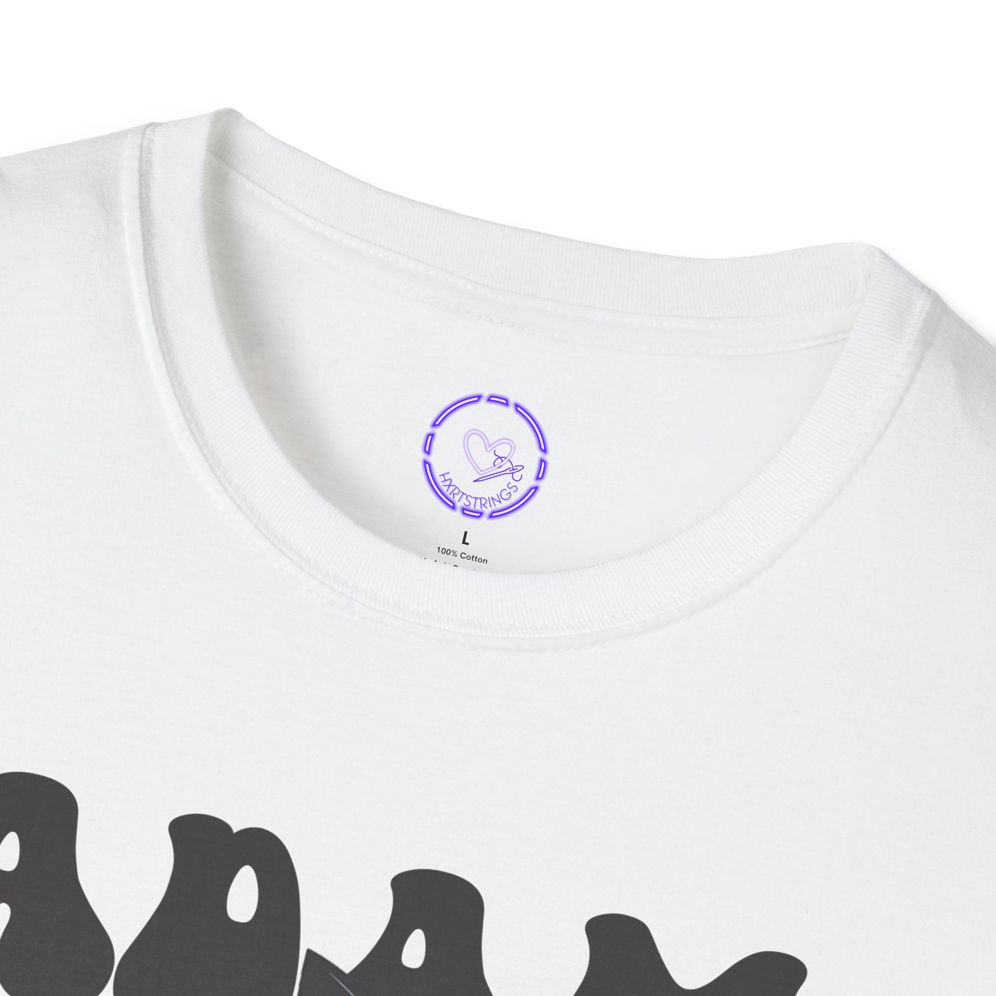 Adam Hazbin Hotel Repeated Graphic T-Shirt | Retro Psychedelic Character Illustration