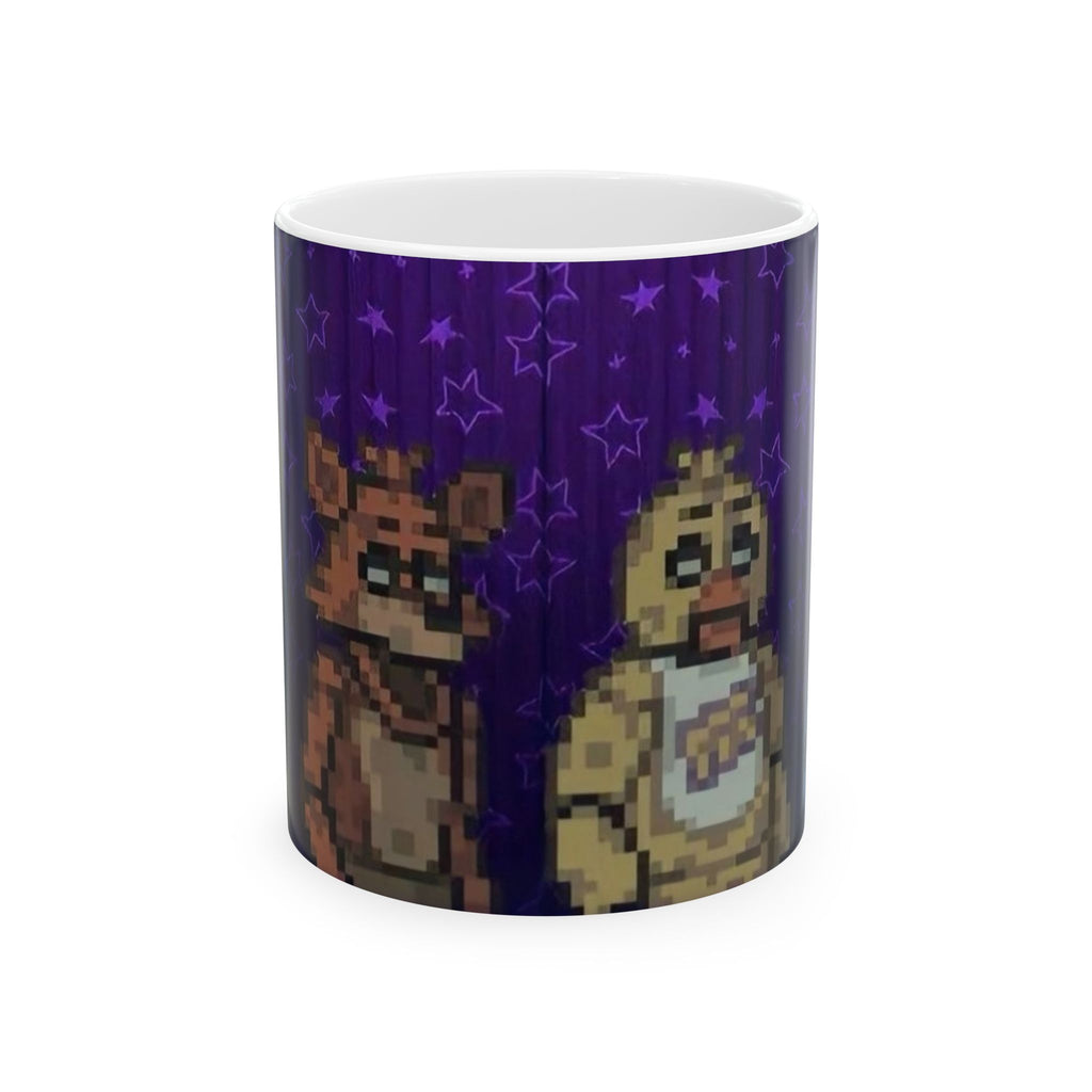 FNAF 5NAF Five Nights at Freddys Pixel Animatronic Characters Mug | Ceramic Coffee Tea Cup