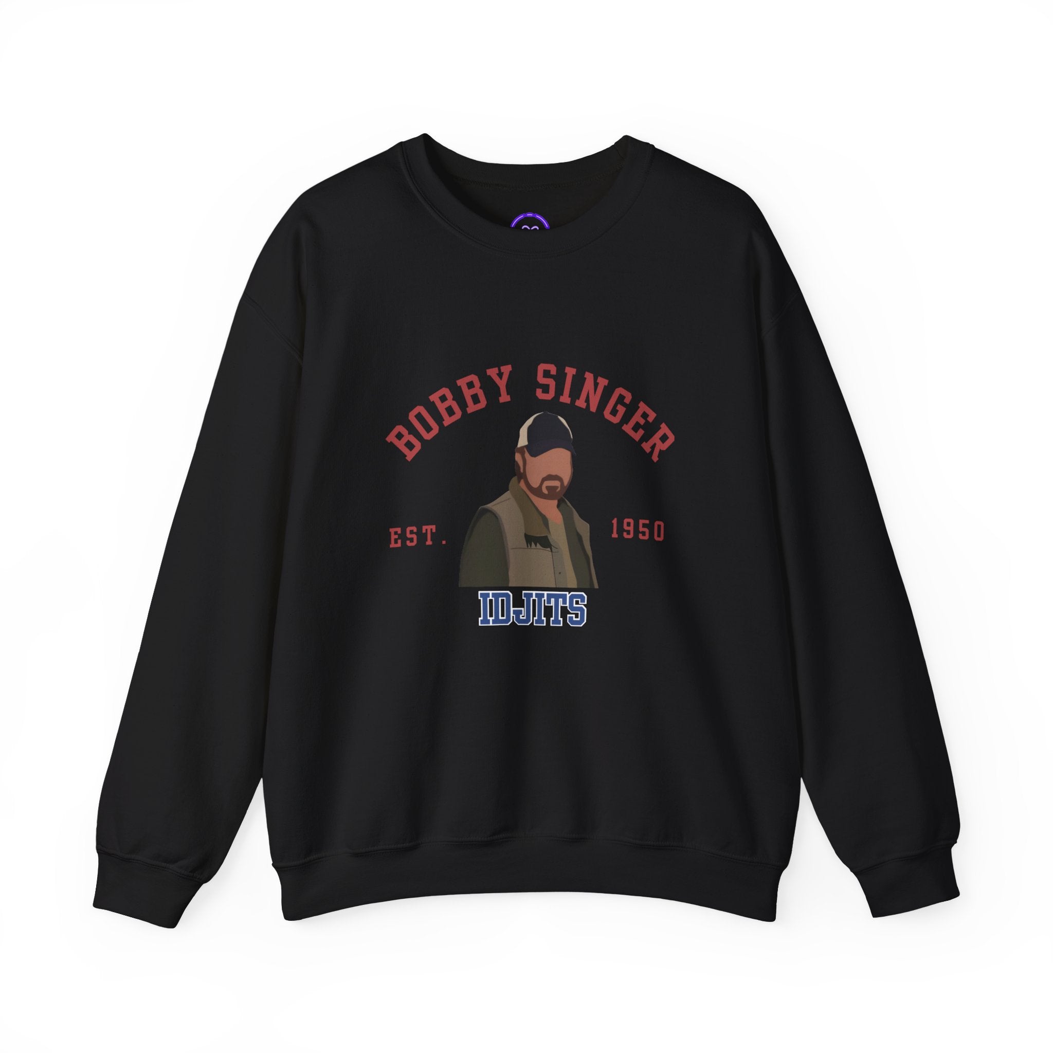 Supernatural Bobby Singer Illustration Crewneck Sweatshirt | Idjits Graphic Sweatshirt