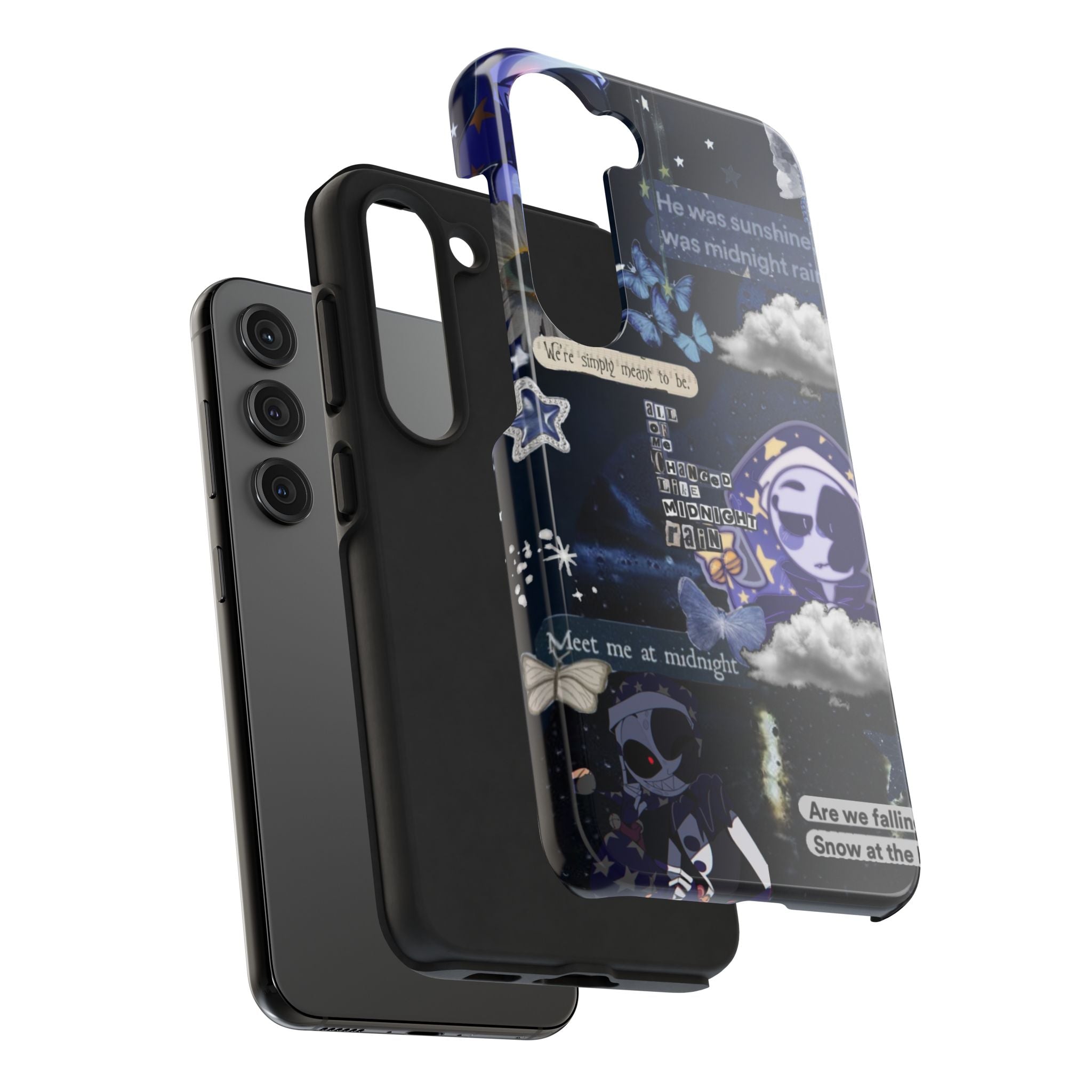 FNAF Five Nights at Freddys 5NAF Security Breach Midnight Rain Collage Phone Case | Tough Phone Case