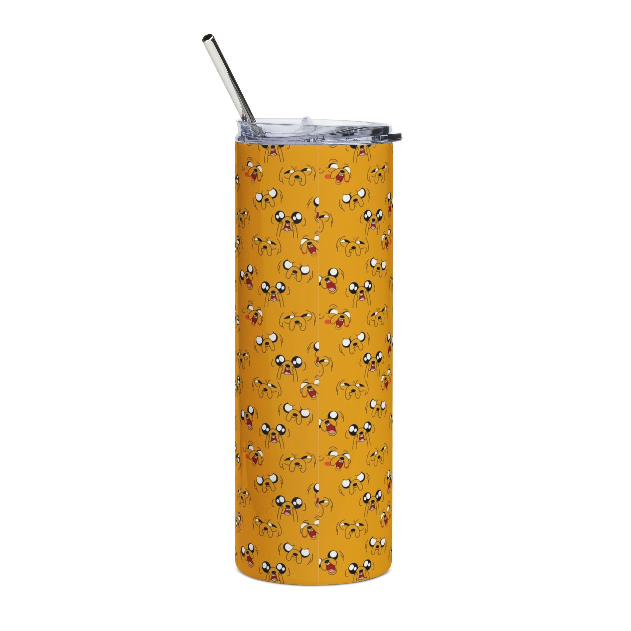 Adventure Time Jake Cute Beagle Pattern Stainless Steel Tumbler | 20oz Skinny Tumbler