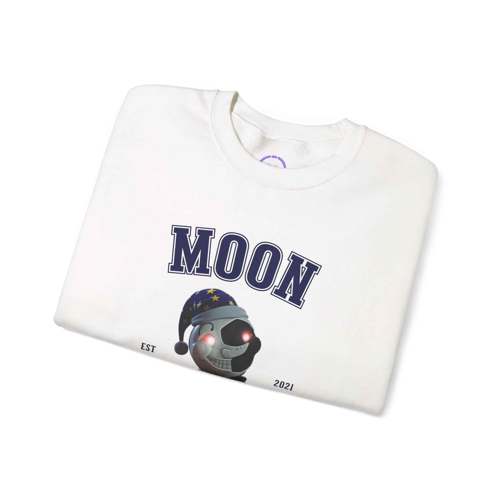 FNAF Security Breach 5NAF Moon Astronaut Five Nights at Freddy's Crewneck Sweatshirt