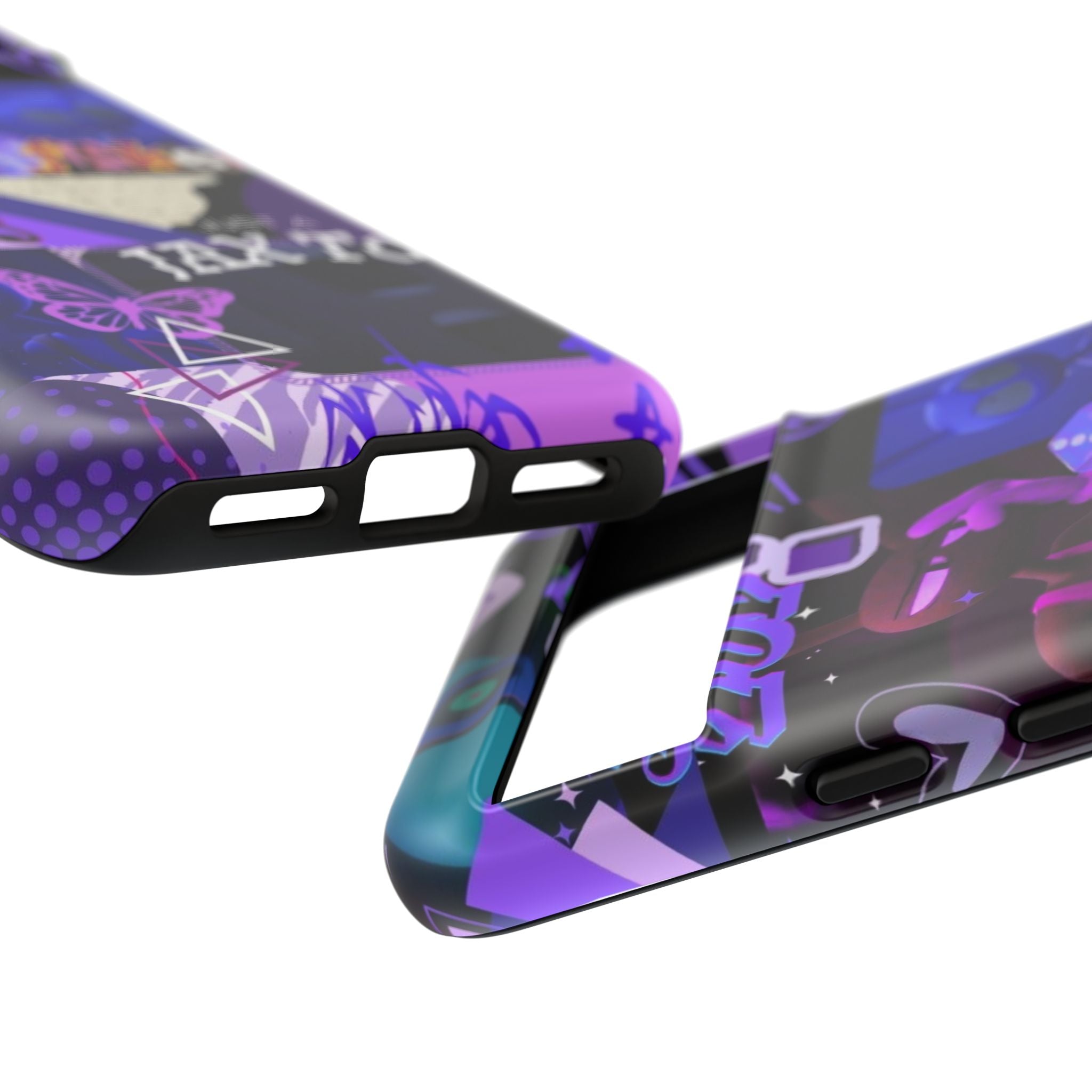 Jax The Amazing Digital Circus Purple Grunge Collage Phone Case | Tough Cases