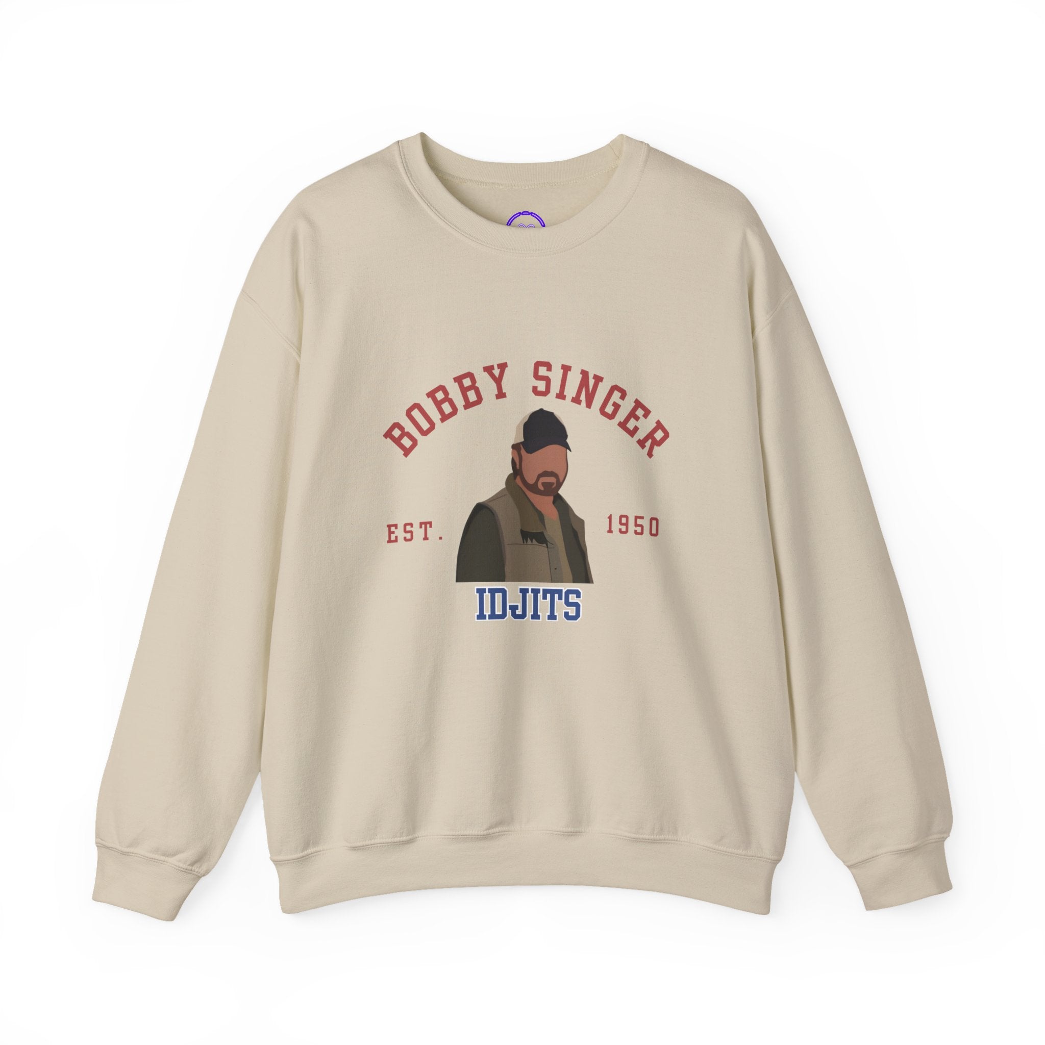 Supernatural Bobby Singer Illustration Crewneck Sweatshirt | Idjits Graphic Sweatshirt