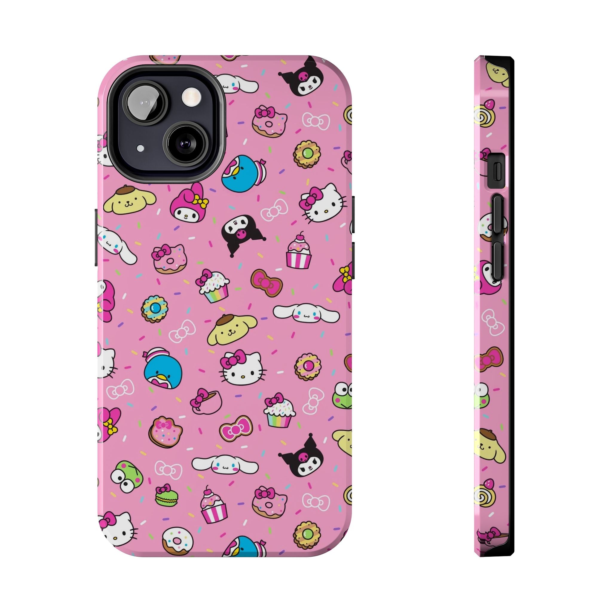 Sanrio Hello Kitty Characters Pattern Phone Case | Tough Phone Cases