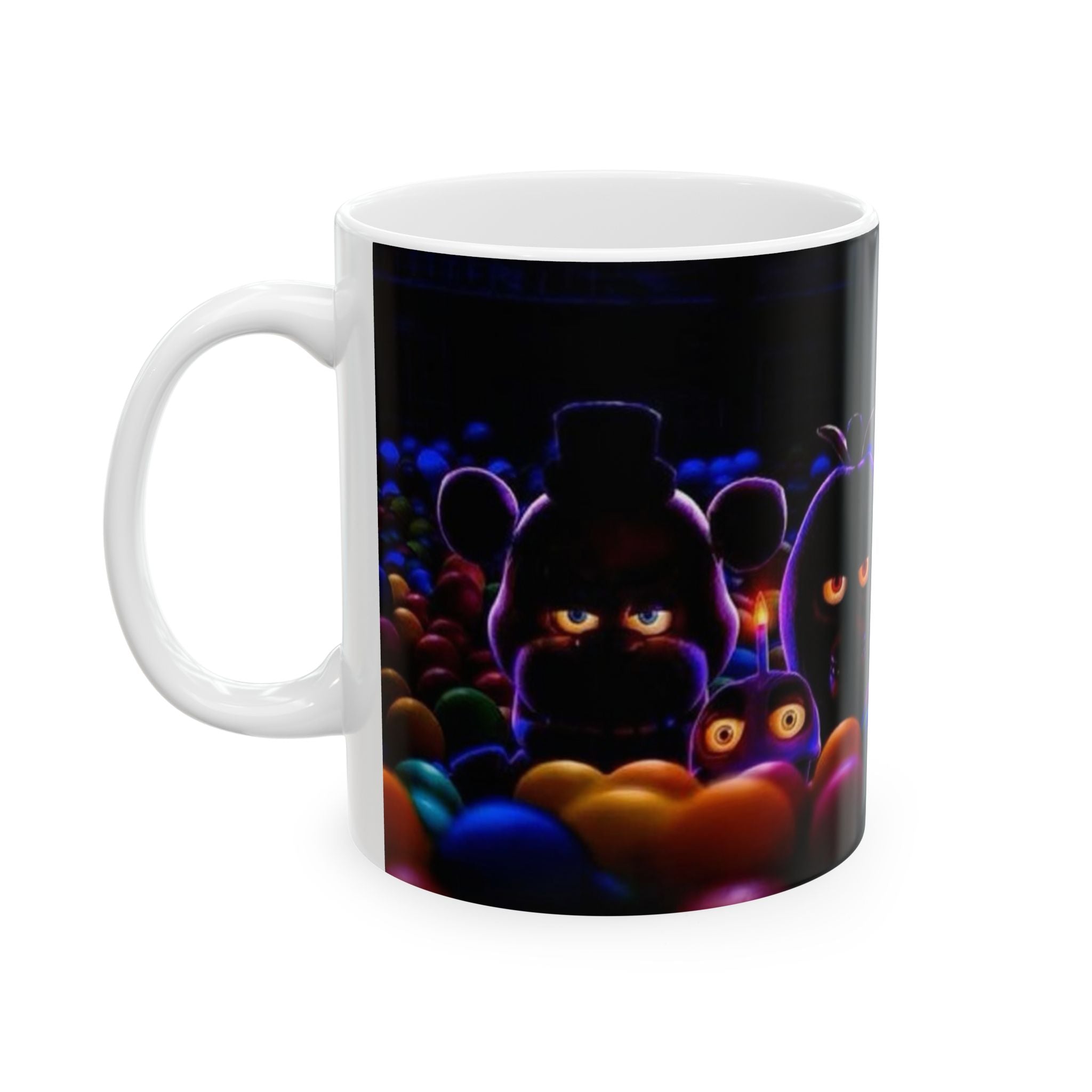 FNAF Movie Five Nights at Freddys 5NAF Creepy Glow Bunny Faces Mug | Ceramic Coffee Cup