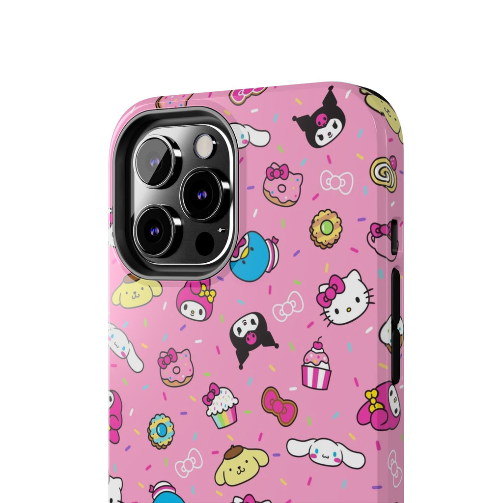 Sanrio Hello Kitty Characters Pattern Phone Case | Tough Phone Cases