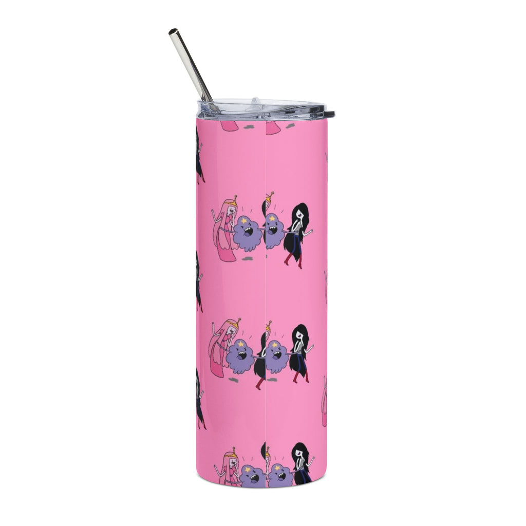 Adventure Time Marceline and Bubblegum Cute Cartoon Girls Pattern Tumbler | 20oz Stainless Steel