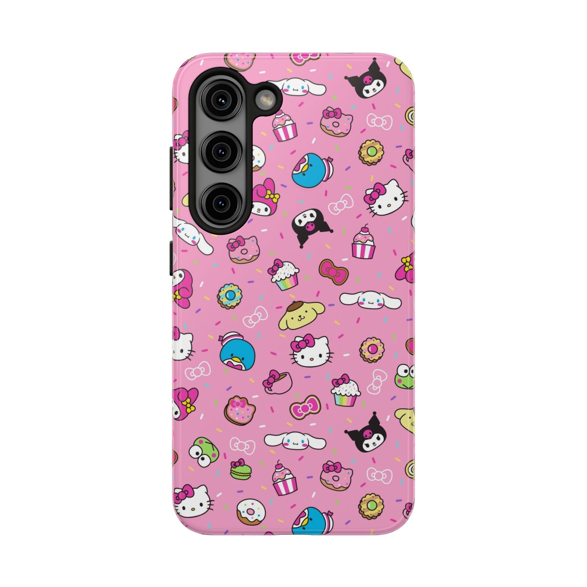 Sanrio Hello Kitty Characters Pattern Phone Case | Tough Phone Cases