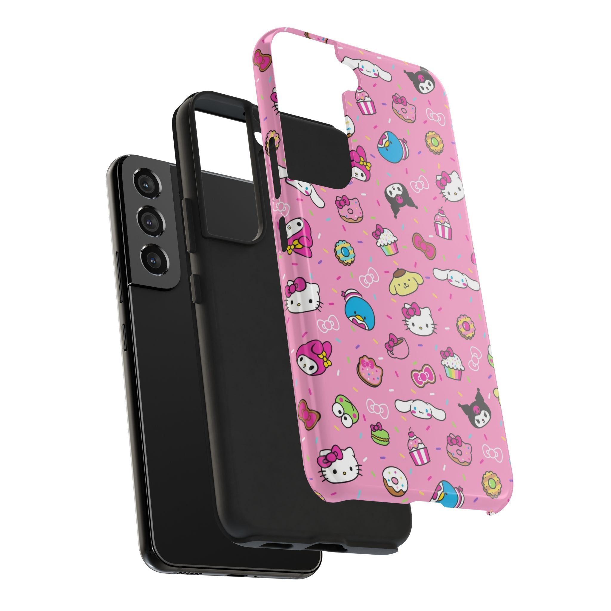 Sanrio Hello Kitty Characters Pattern Phone Case | Tough Phone Cases
