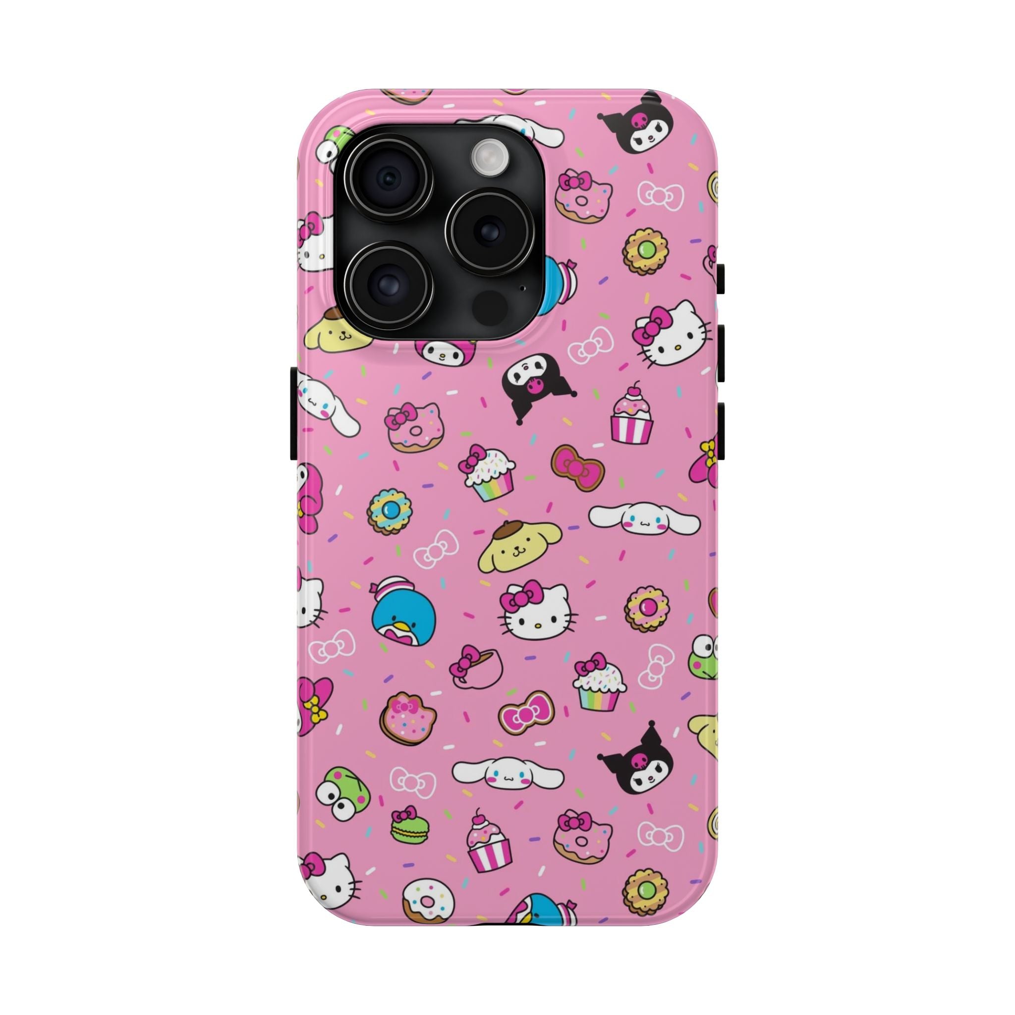 Sanrio Hello Kitty Characters Pattern Phone Case | Tough Phone Cases