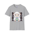 Cute Sheep with Boba T-Shirt | Kawaii Bubble Tea Lamb Design
