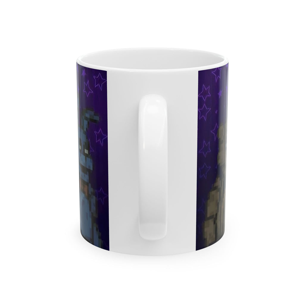 FNAF 5NAF Five Nights at Freddys Pixel Animatronic Characters Mug | Ceramic Coffee Tea Cup