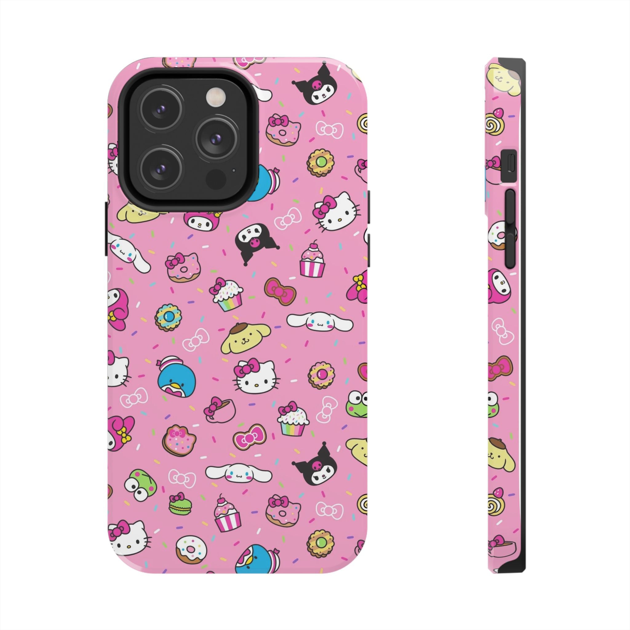 Sanrio Hello Kitty Characters Pattern Phone Case | Tough Phone Cases