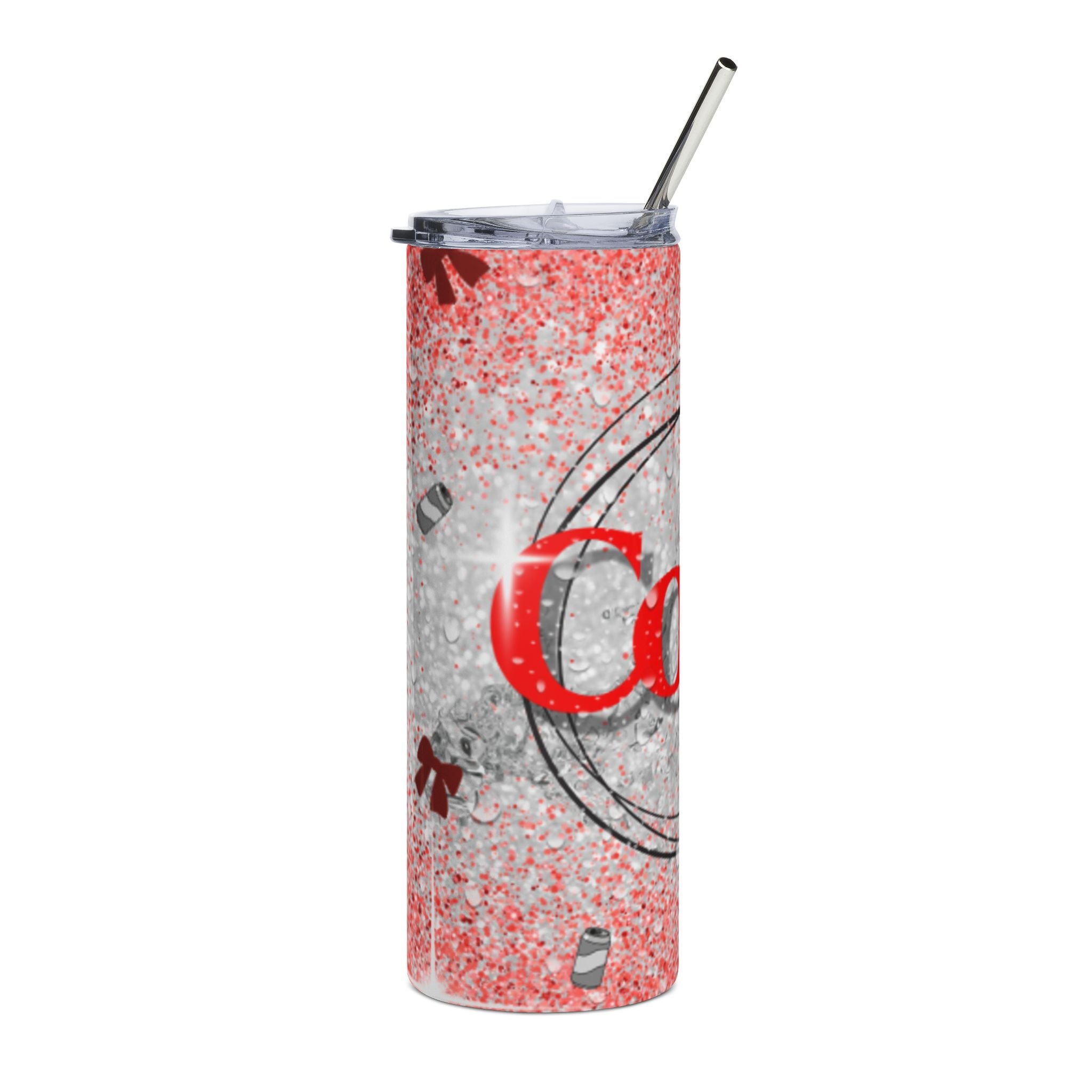 Diet Coke Sparkle Glitter Tumbler 20oz