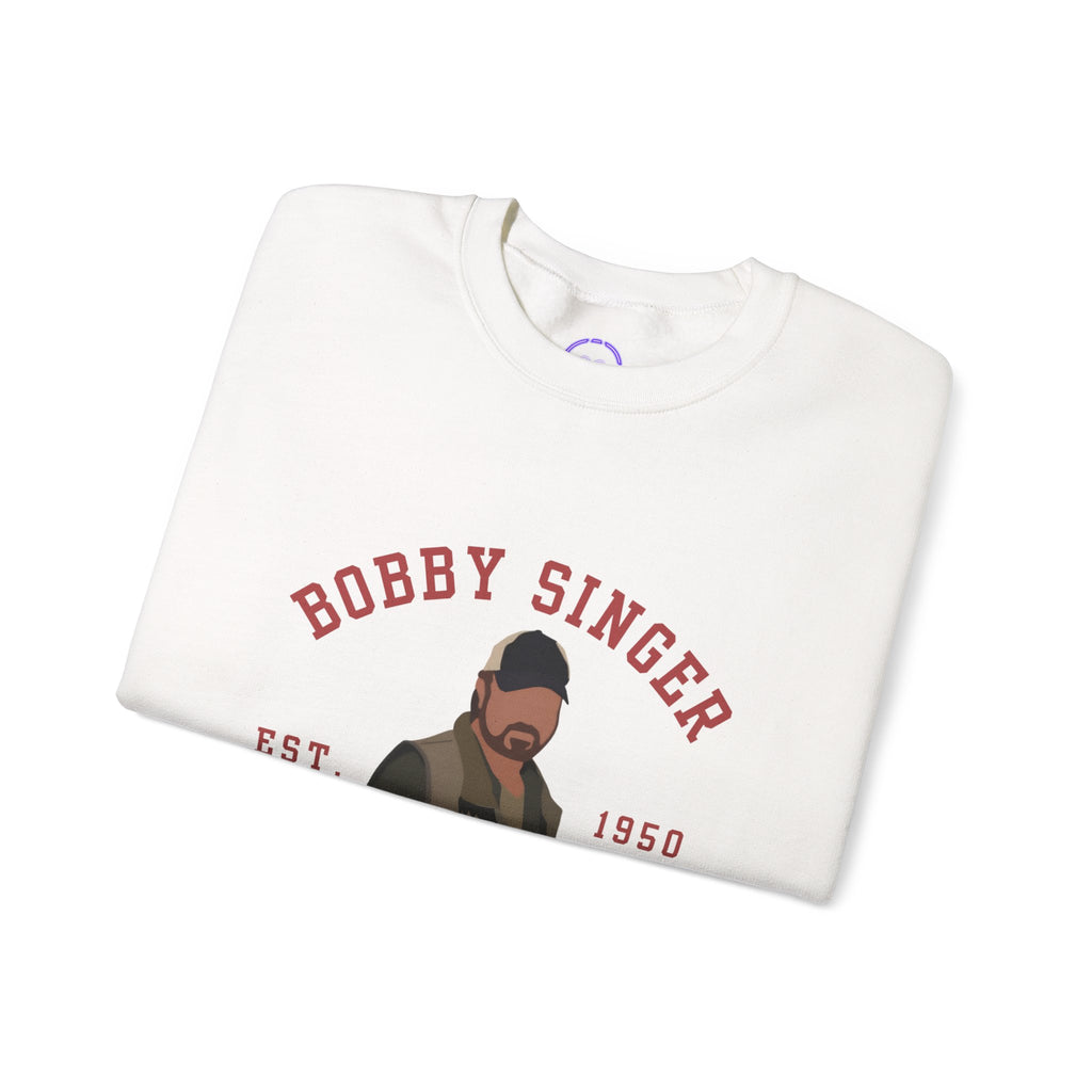 Supernatural Bobby Singer Illustration Crewneck Sweatshirt | Idjits Graphic Sweatshirt