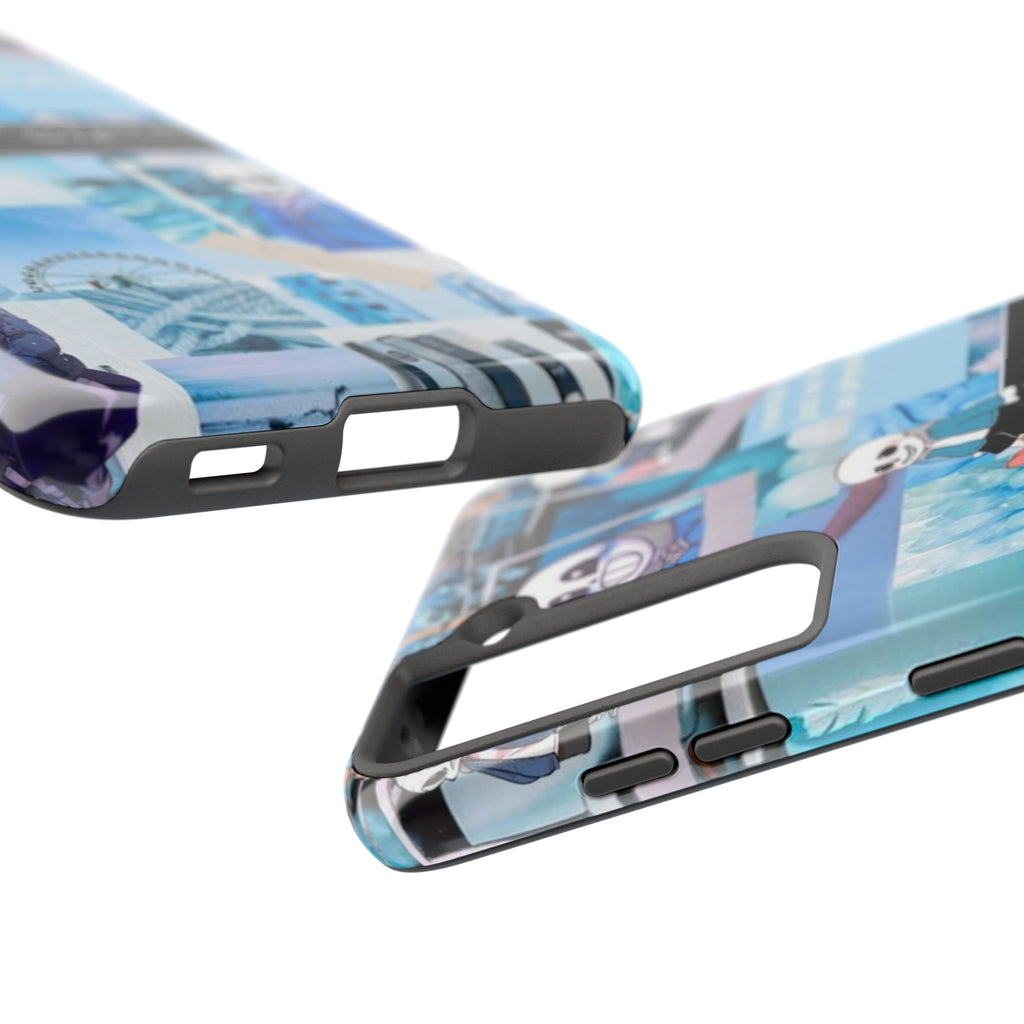 Undertale Sans Character Collage Tough Phone Case | Blue Aesthetic, Undertale-inspired