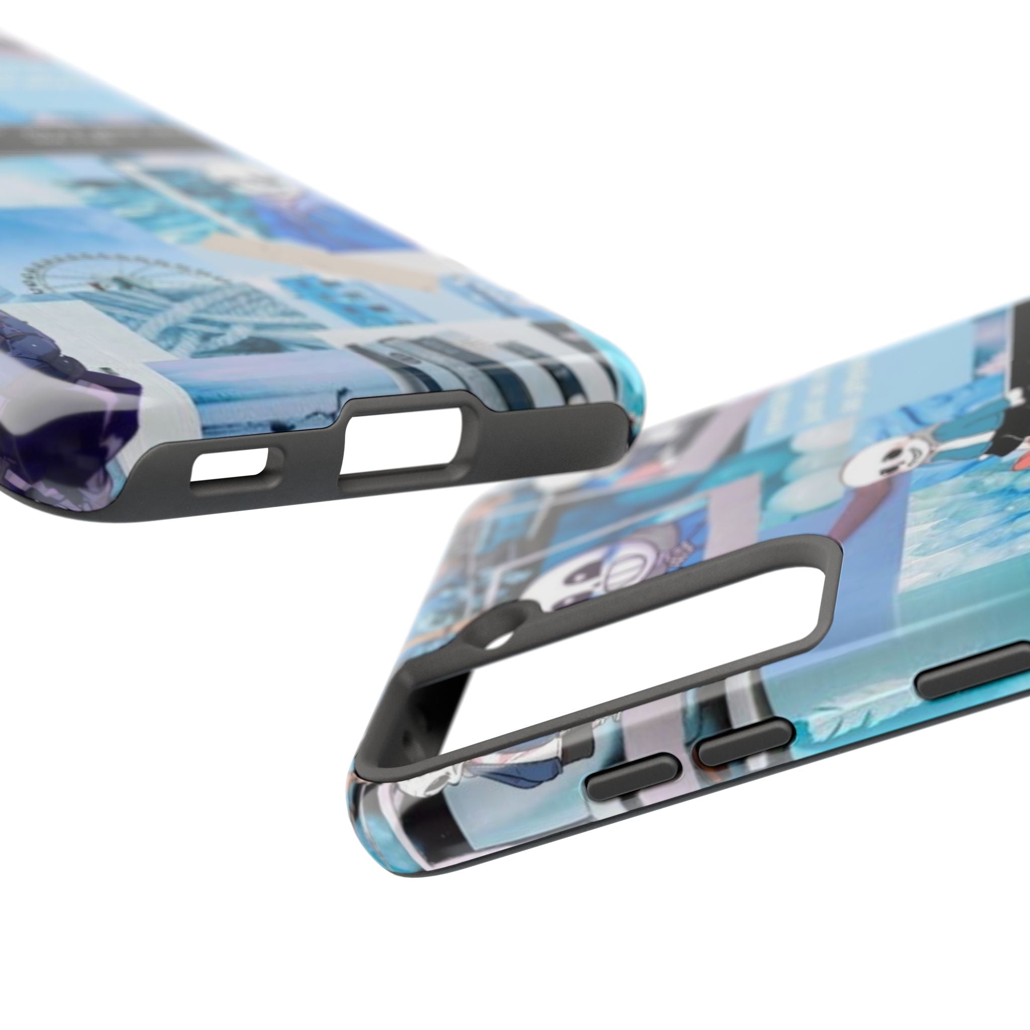 Undertale Sans Character Collage Tough Phone Case | Blue Aesthetic, Undertale-inspired
