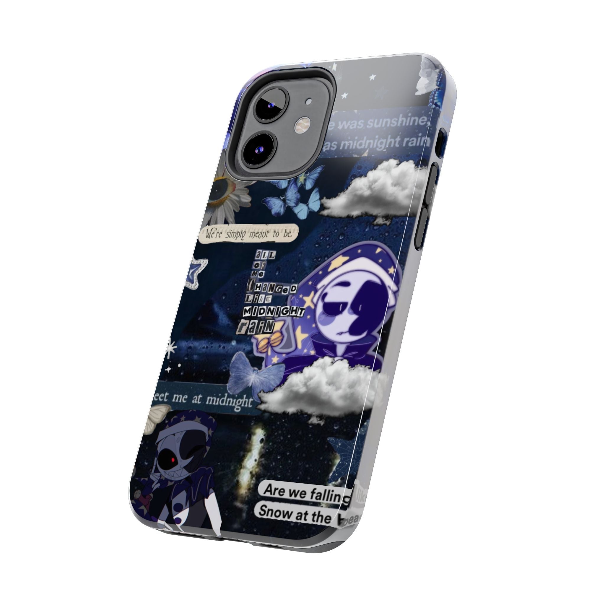 FNAF Five Nights at Freddys 5NAF Security Breach Midnight Rain Collage Phone Case | Tough Phone Case