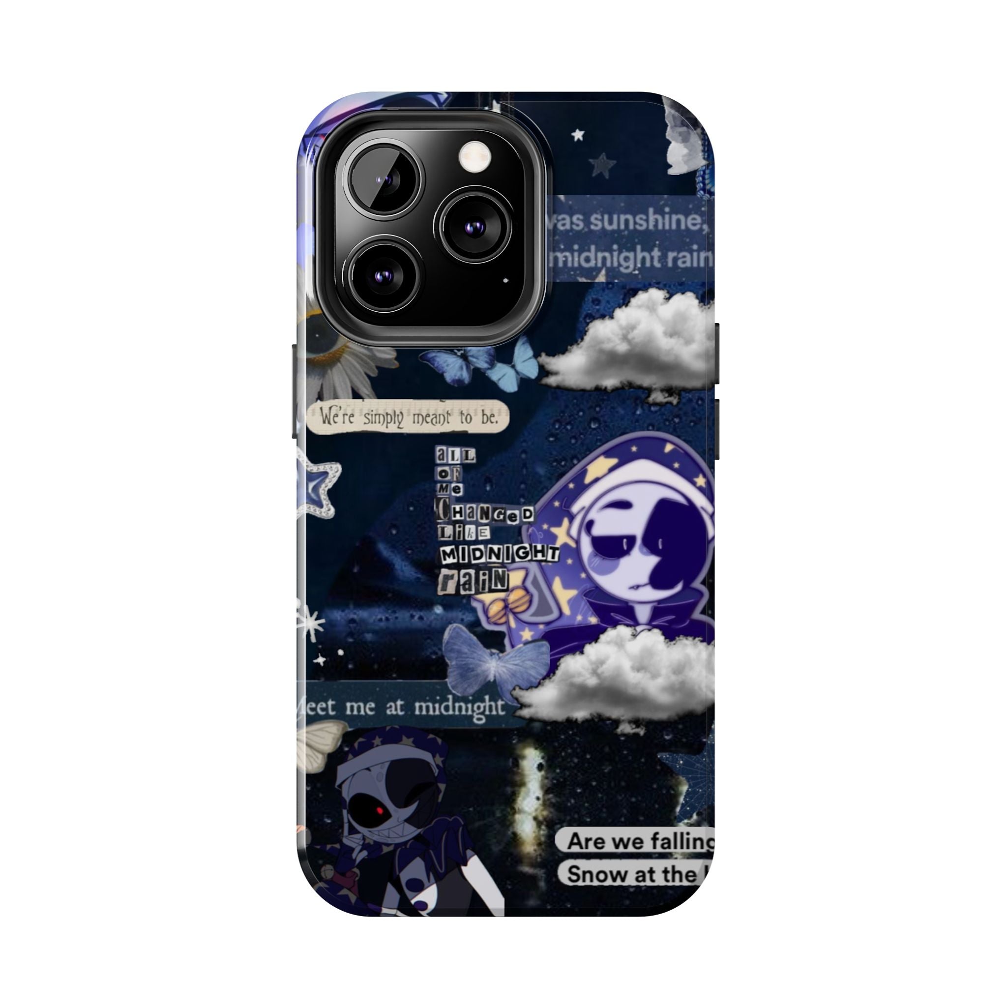 FNAF Five Nights at Freddys 5NAF Security Breach Midnight Rain Collage Phone Case | Tough Phone Case