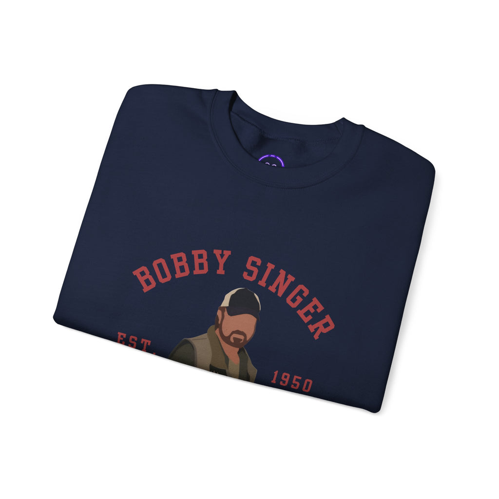 Supernatural Bobby Singer Illustration Crewneck Sweatshirt | Idjits Graphic Sweatshirt