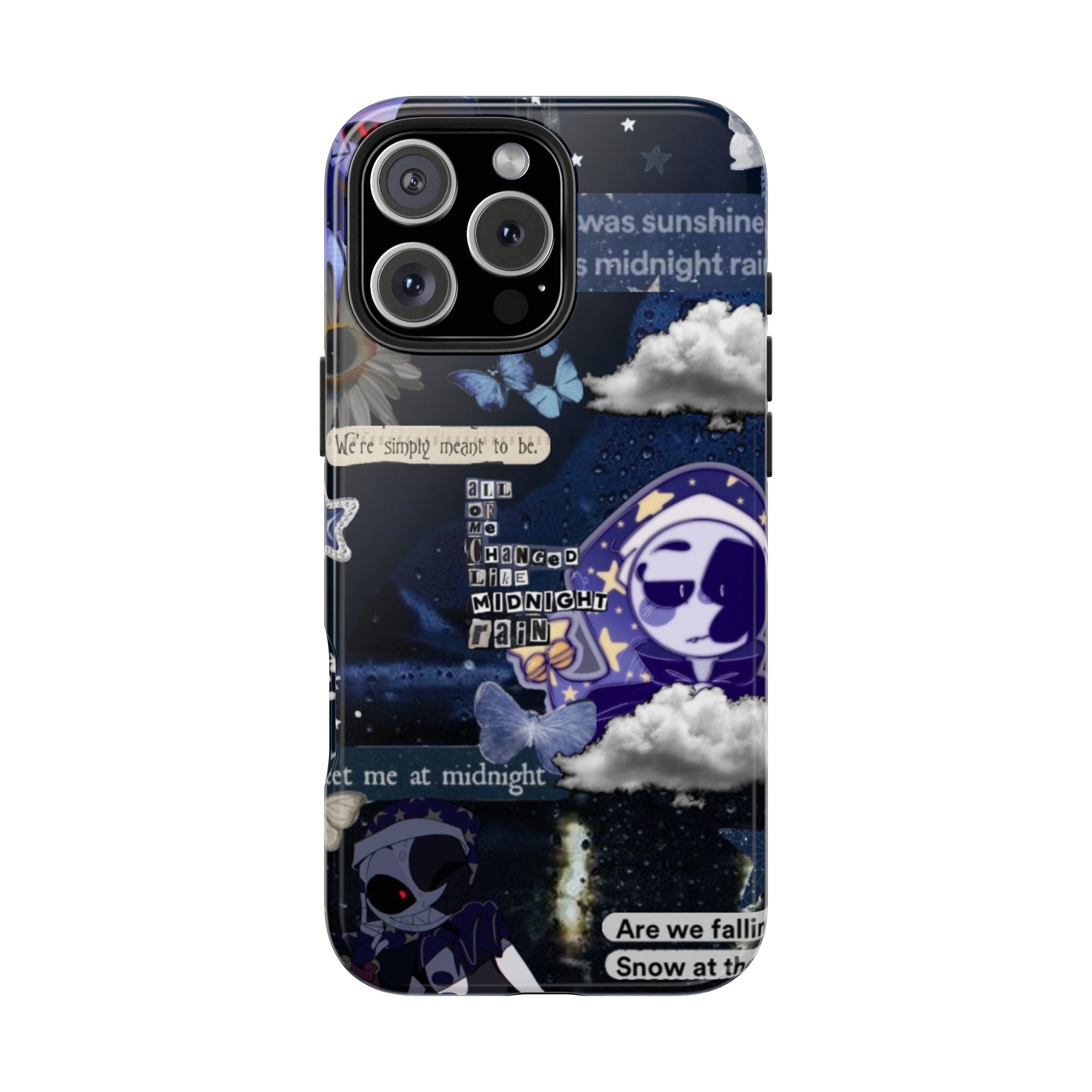 FNAF Five Nights at Freddys 5NAF Security Breach Midnight Rain Collage Phone Case | Tough Phone Case