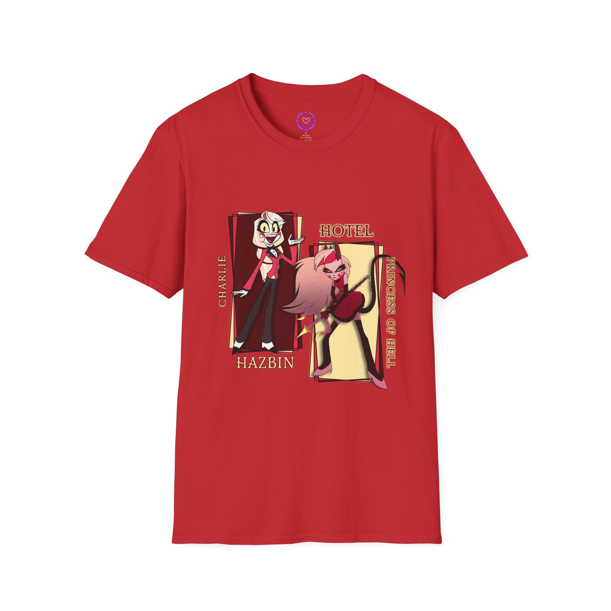Hazbin Hotel Charlie Morningstar Princess of Hell T-Shirt | Animated Characters, Cartoon Demon Art