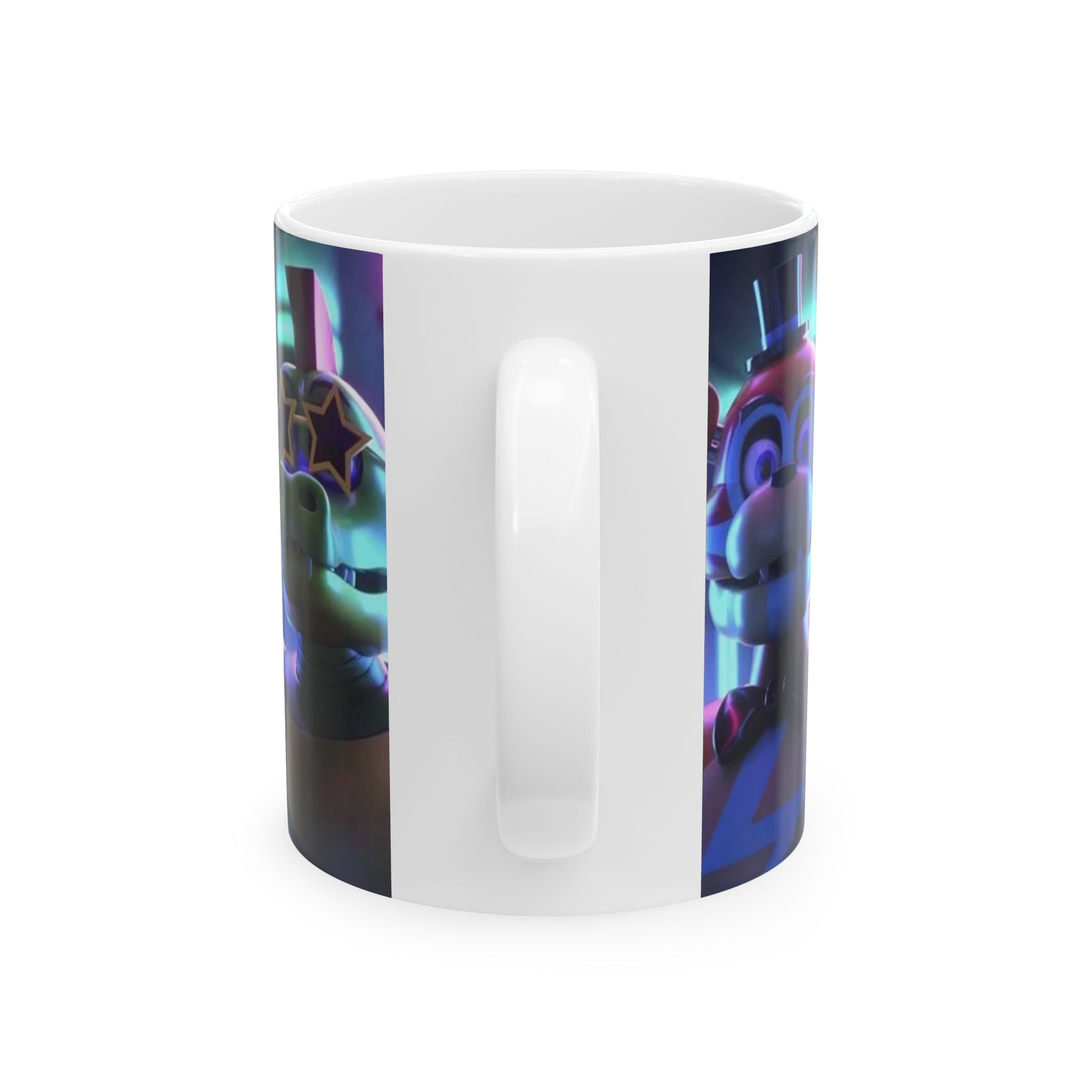 FNAF 5NAF Five Nights at Freddys Security Breach Neon Animatronic Characters Mug | Ceramic Coffee Cup 11oz 15oz