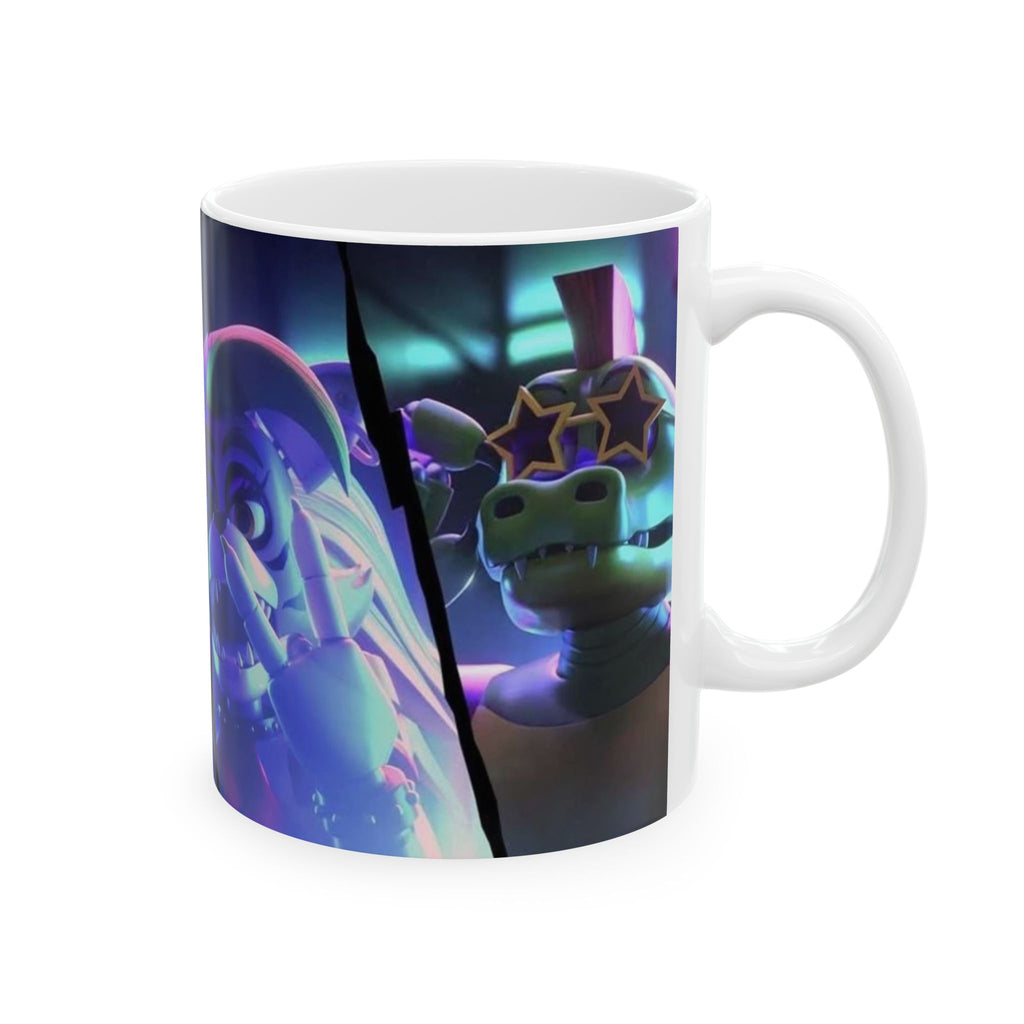 FNAF 5NAF Five Nights at Freddys Security Breach Neon Animatronic Characters Mug | Ceramic Coffee Cup 11oz 15oz