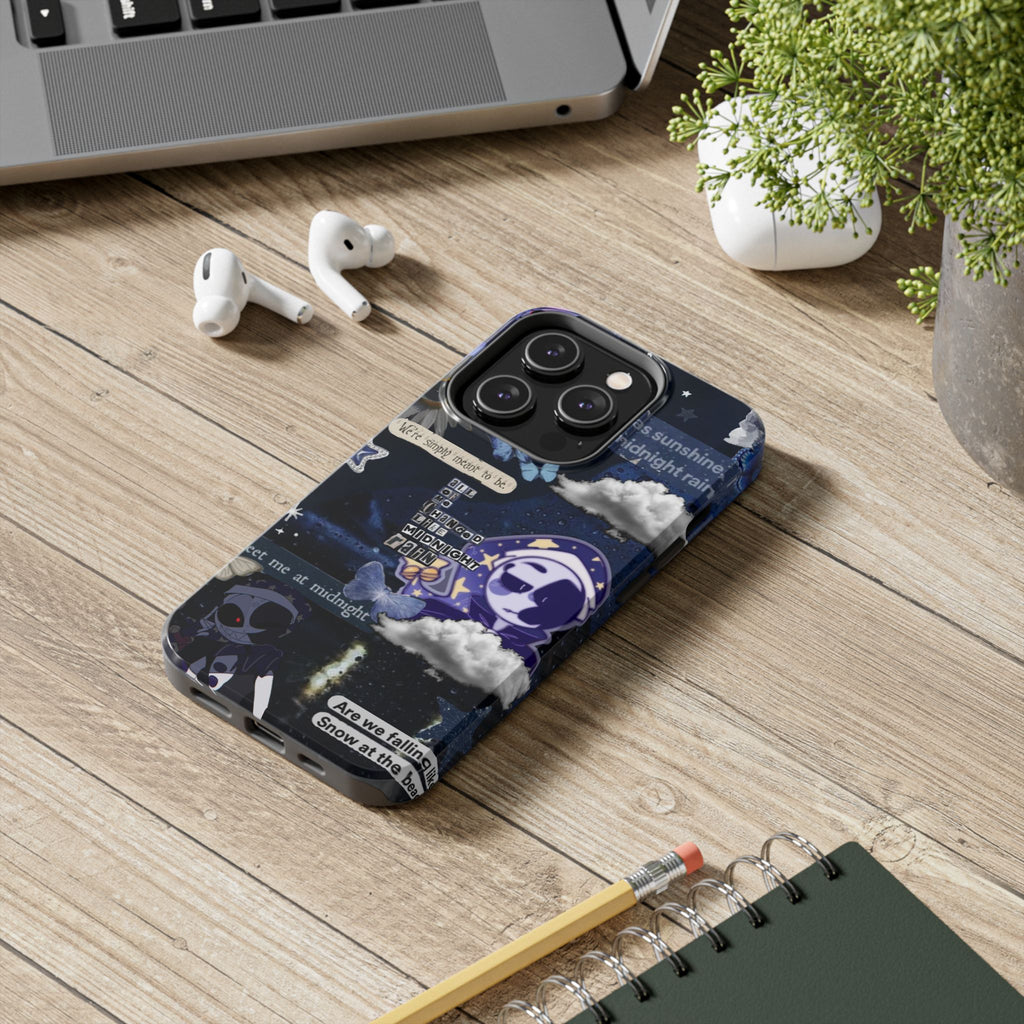 FNAF Five Nights at Freddys 5NAF Security Breach Midnight Rain Collage Phone Case | Tough Phone Case