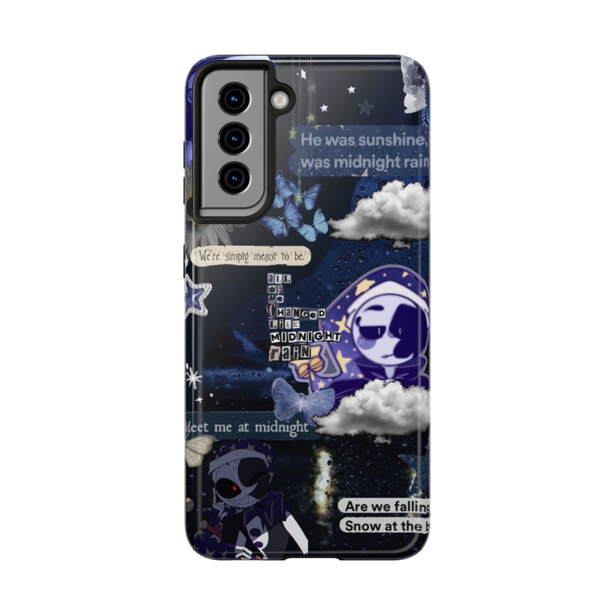 FNAF Five Nights at Freddys 5NAF Security Breach Midnight Rain Collage Phone Case | Tough Phone Case