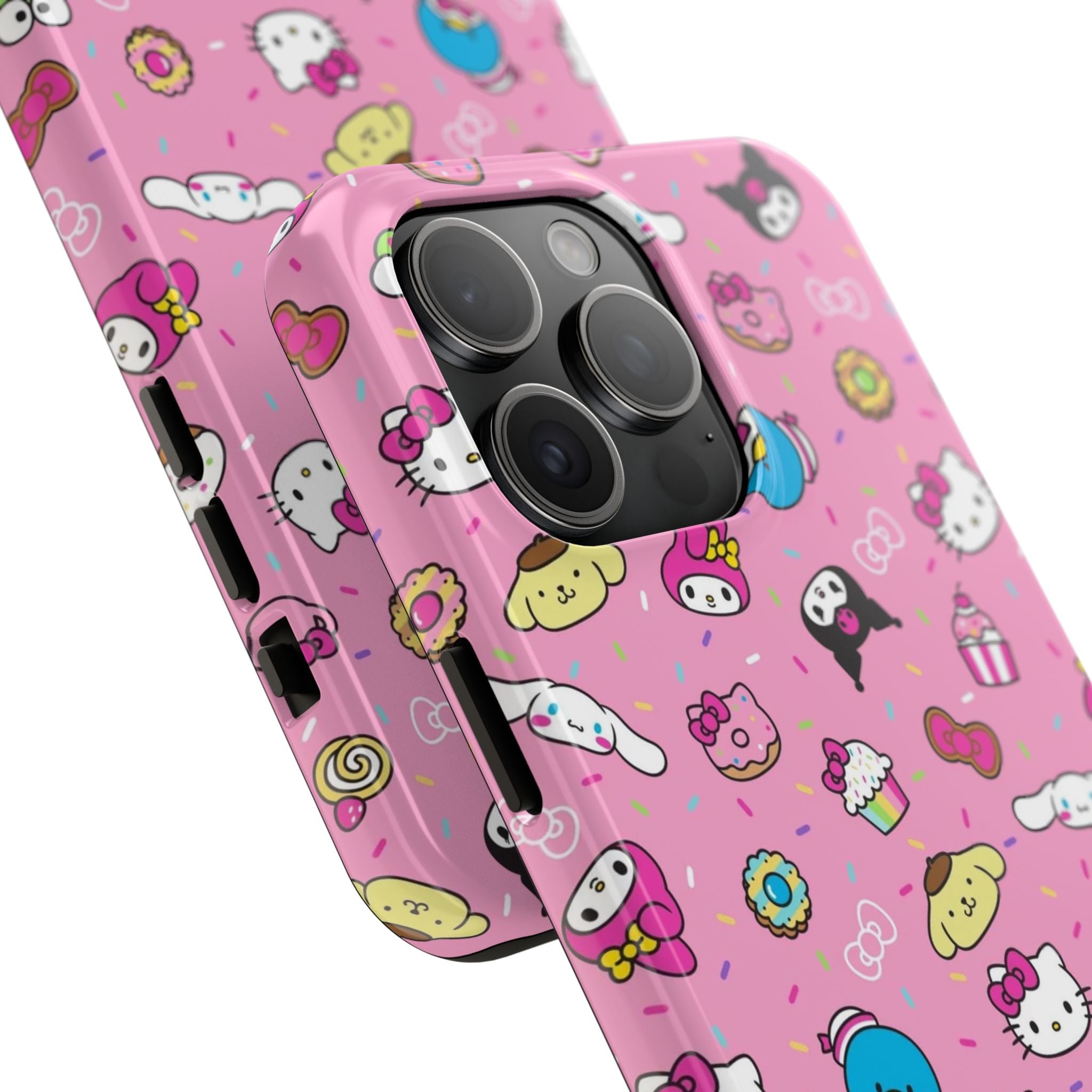 Sanrio Hello Kitty Characters Pattern Phone Case | Tough Phone Cases