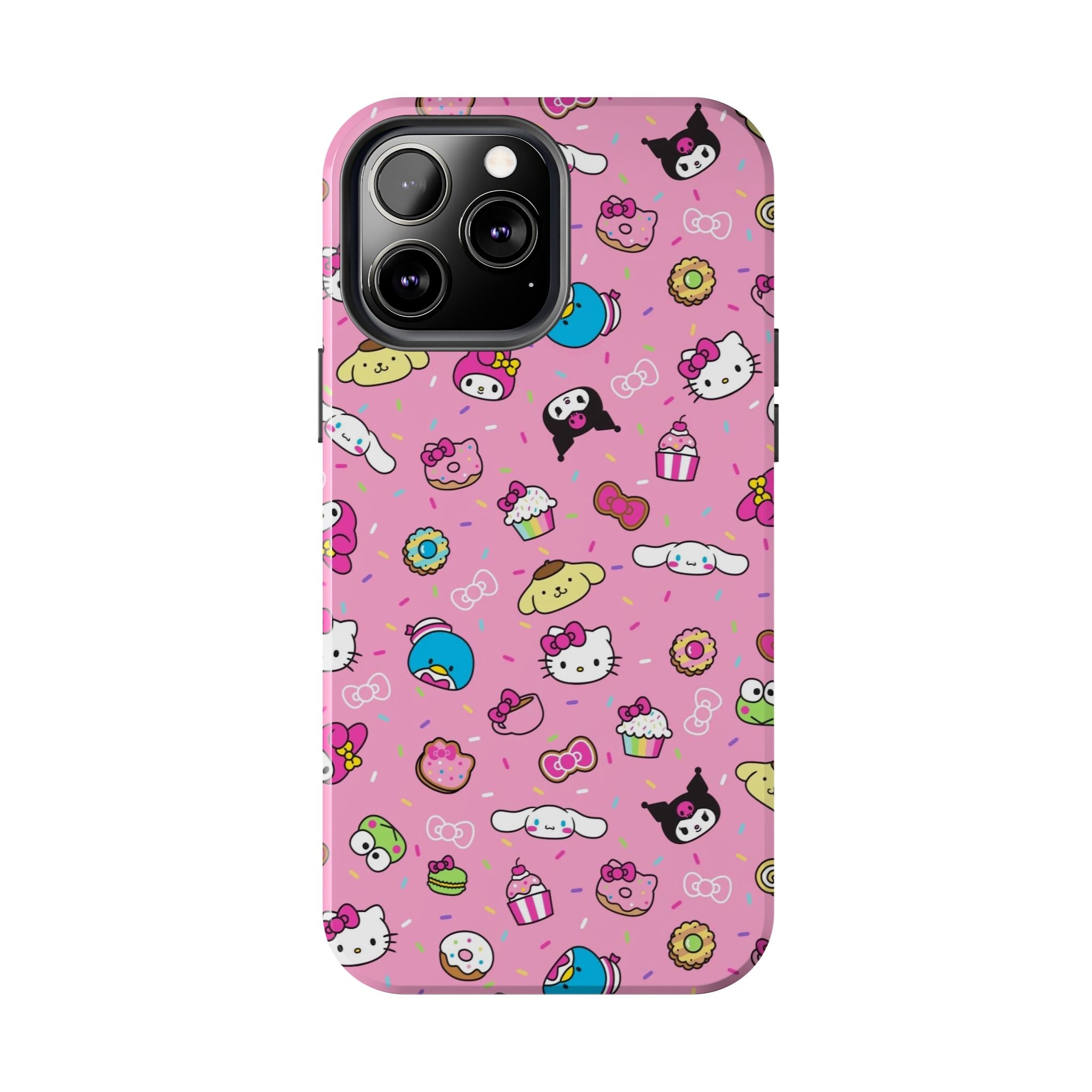 Sanrio Hello Kitty Characters Pattern Phone Case | Tough Phone Cases