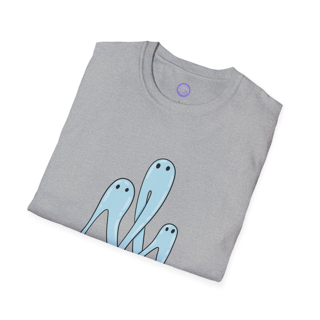 Fresno Night Crawlers T-Shirt | Cute Blue Worms Design
