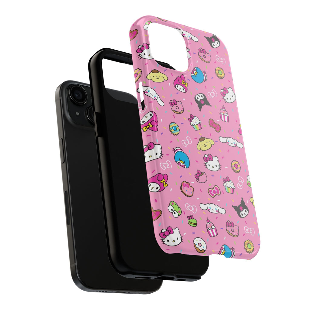 Sanrio Hello Kitty Characters Pattern Phone Case | Tough Phone Cases