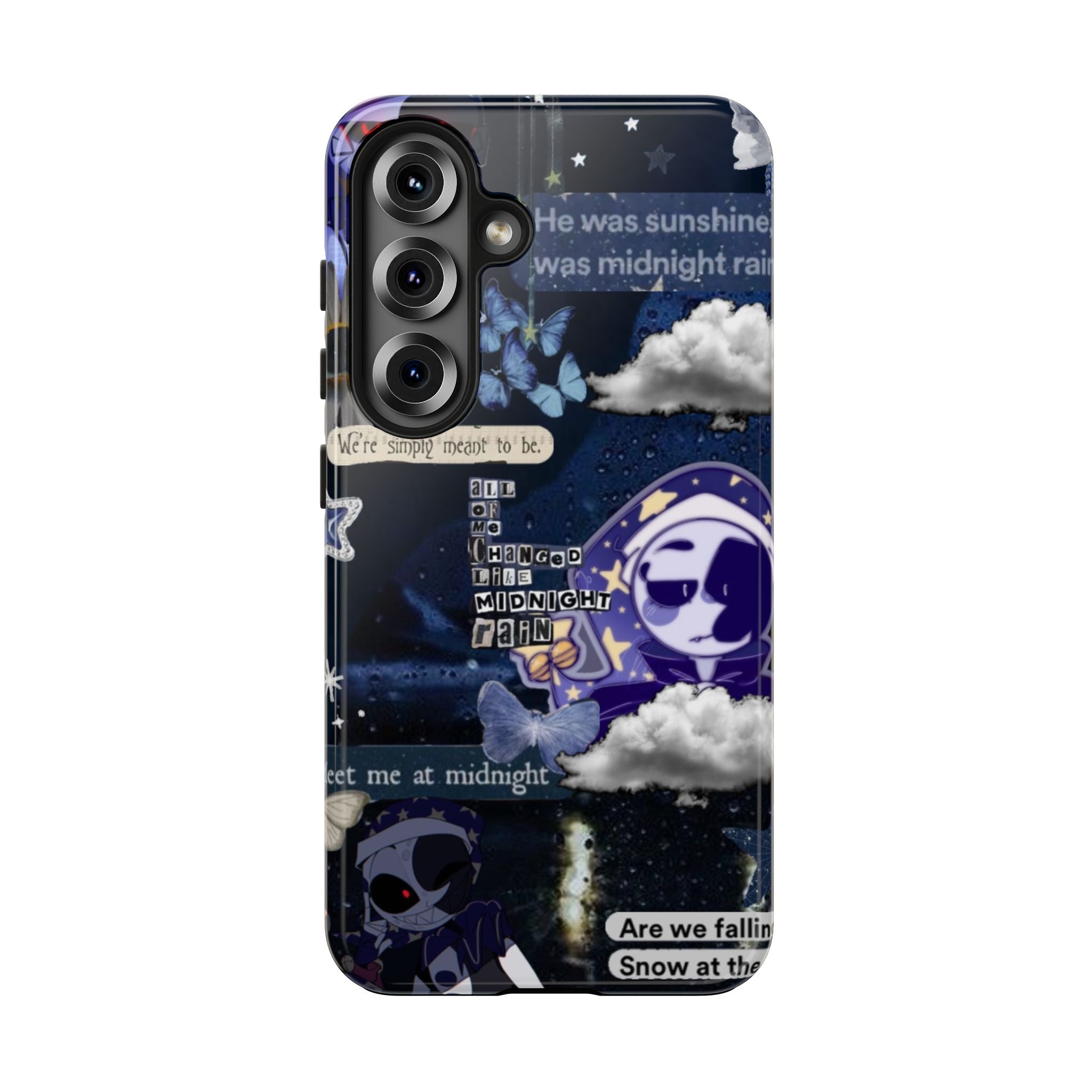 FNAF Five Nights at Freddys 5NAF Security Breach Midnight Rain Collage Phone Case | Tough Phone Case